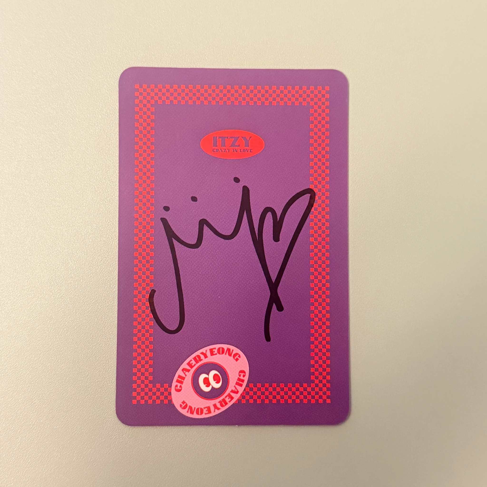 ITZY Chaeryeong ITZY - Chaeryeong - Crazy in Love Album album photocard special ver. jewel case listing photo 2