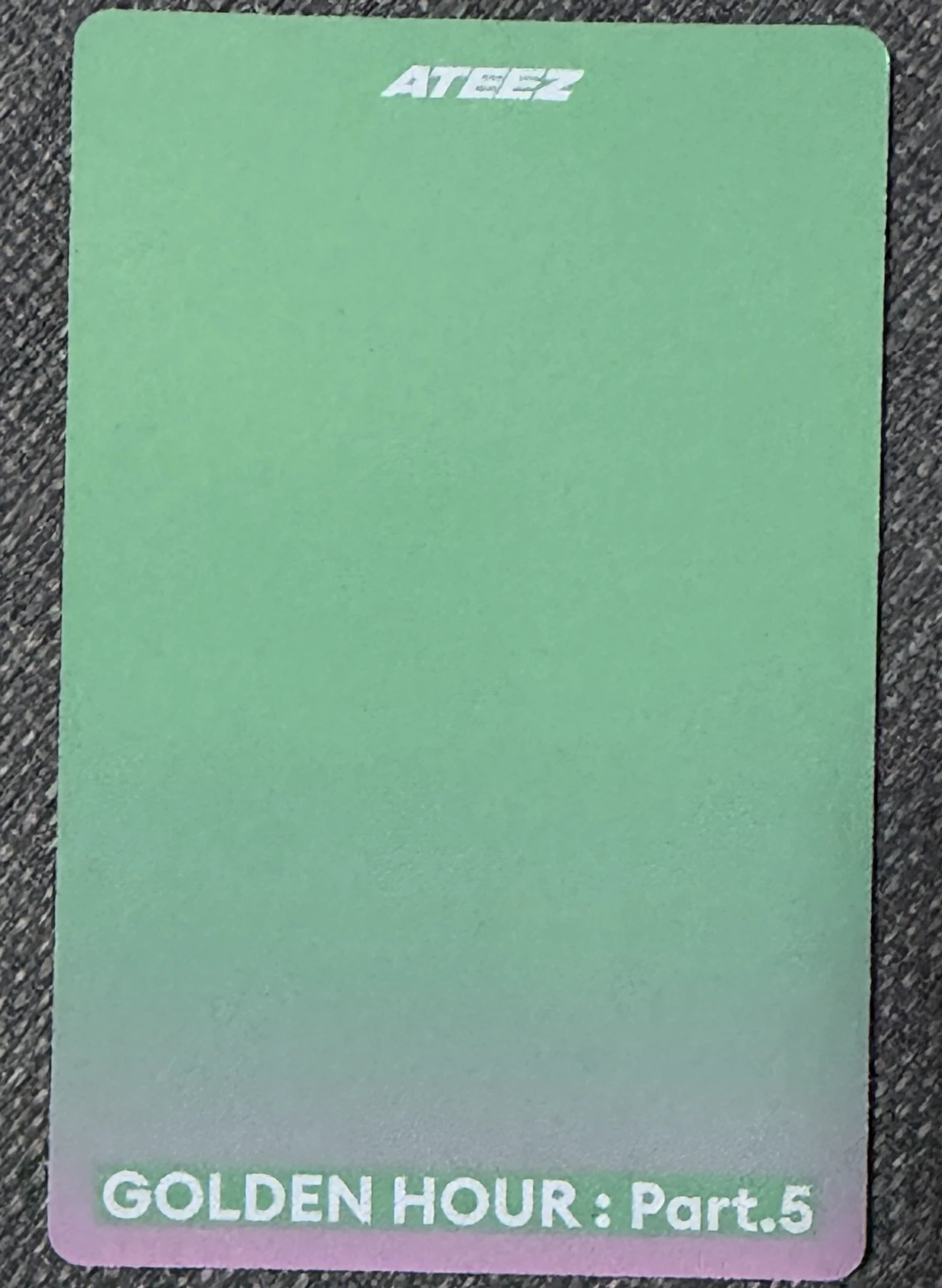 ATEEZ Mingi ATEEZ - Mingi - GOLDEN HOUR : Part.5 Album standard version toktoq listing photo 2