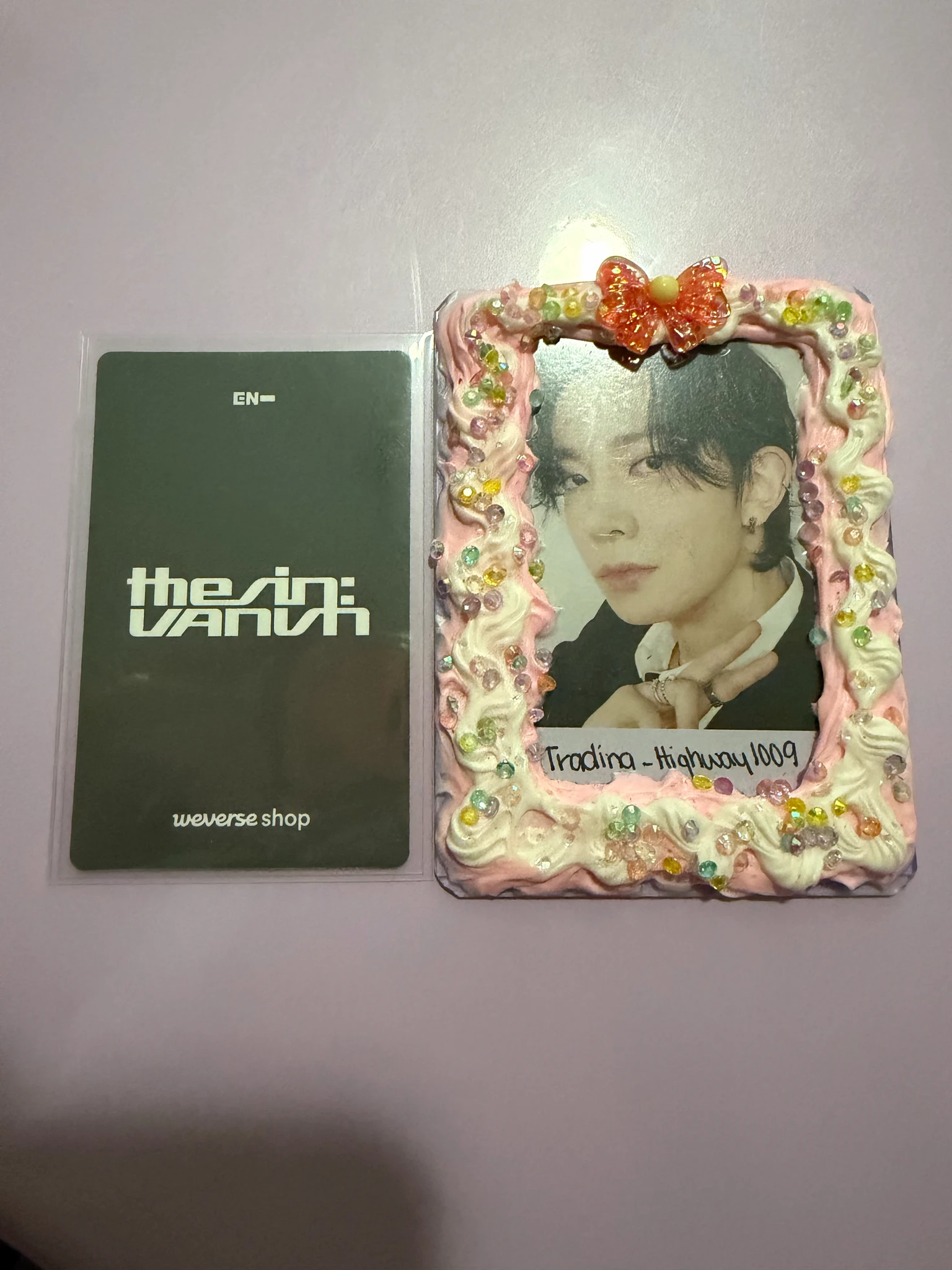 ENHYPEN Jungwon ENHYPEN - Jungwon - THE SIN: VANISH Album pob (pre-order benefit) weverse global shop (wvg) standard version listing photo 2