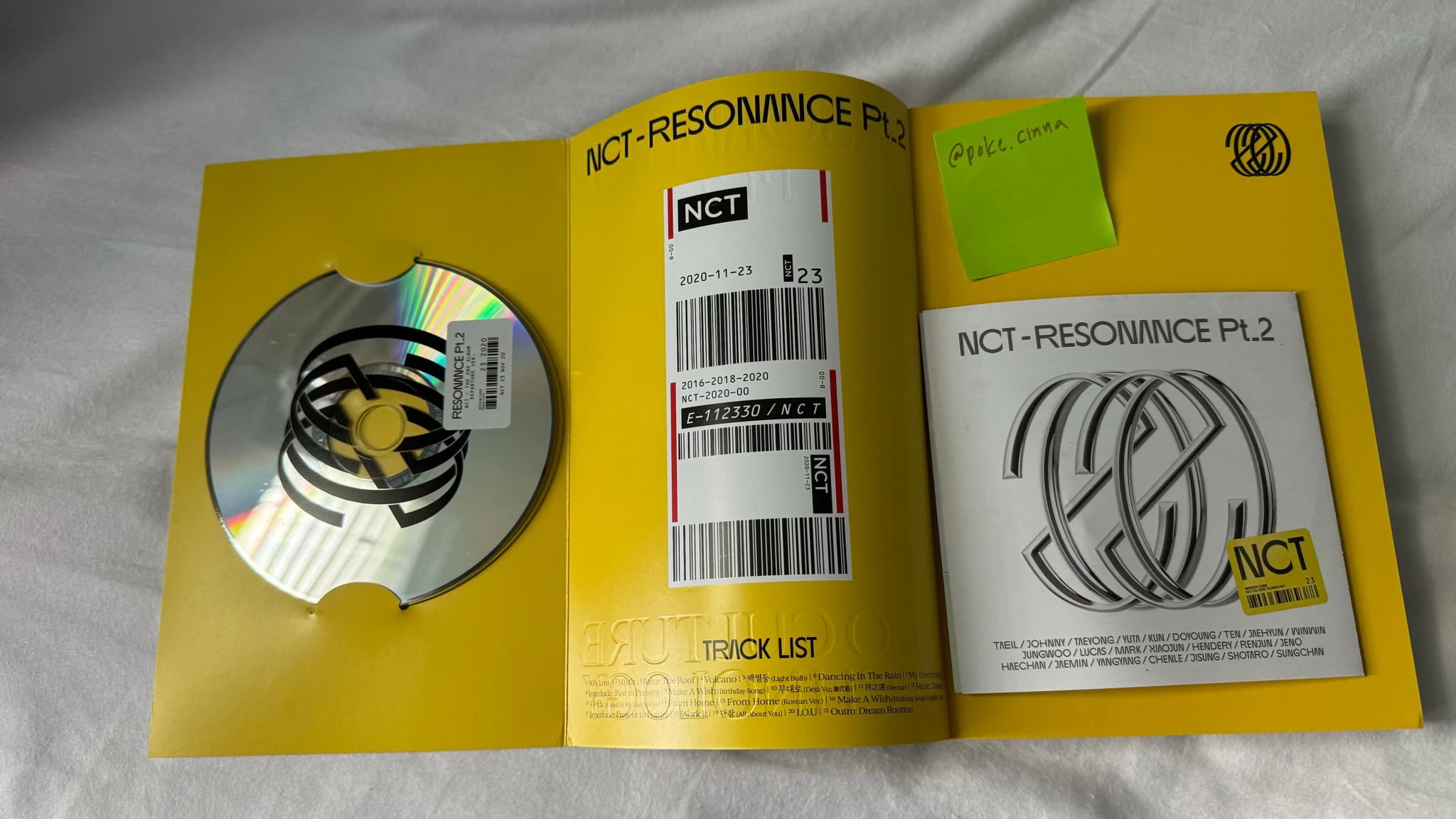 NCT Shotaro NCT - Shotaro - NCT 2020 Resonance Pt.2 Album album photocard departure version id card holographic (hologram) horizontal listing photo 2