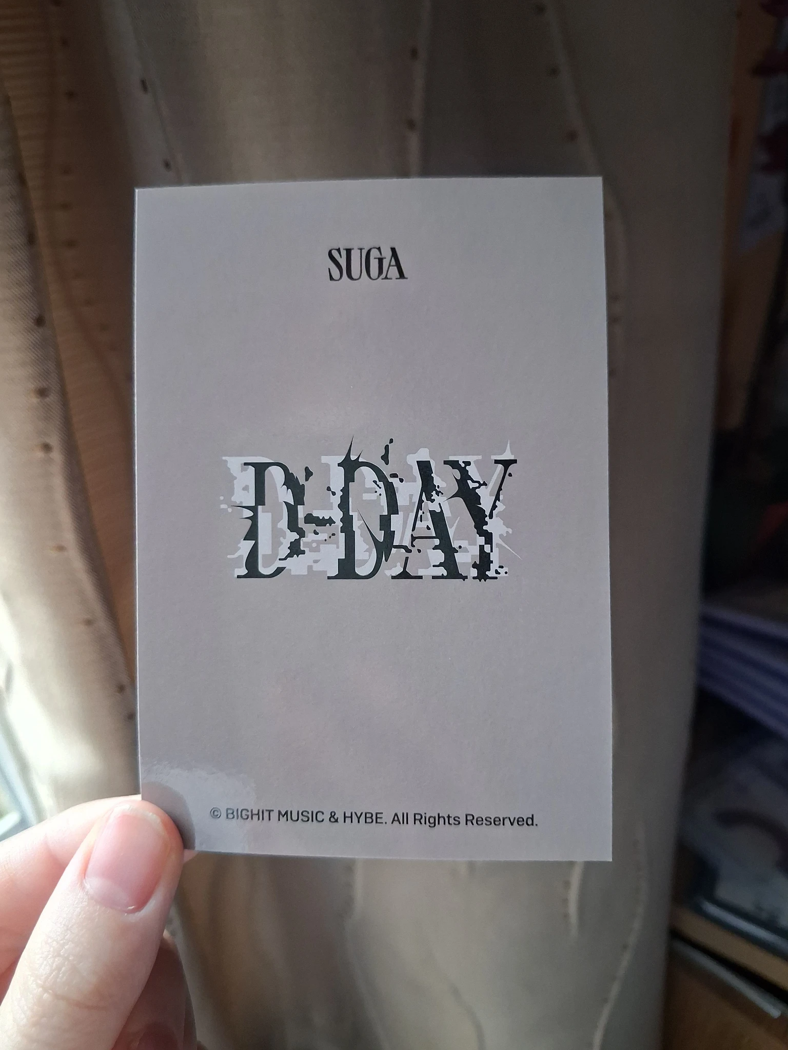 BTS SUGA BTS - SUGA - D-DAY Tour Event merch pc listing photo 2