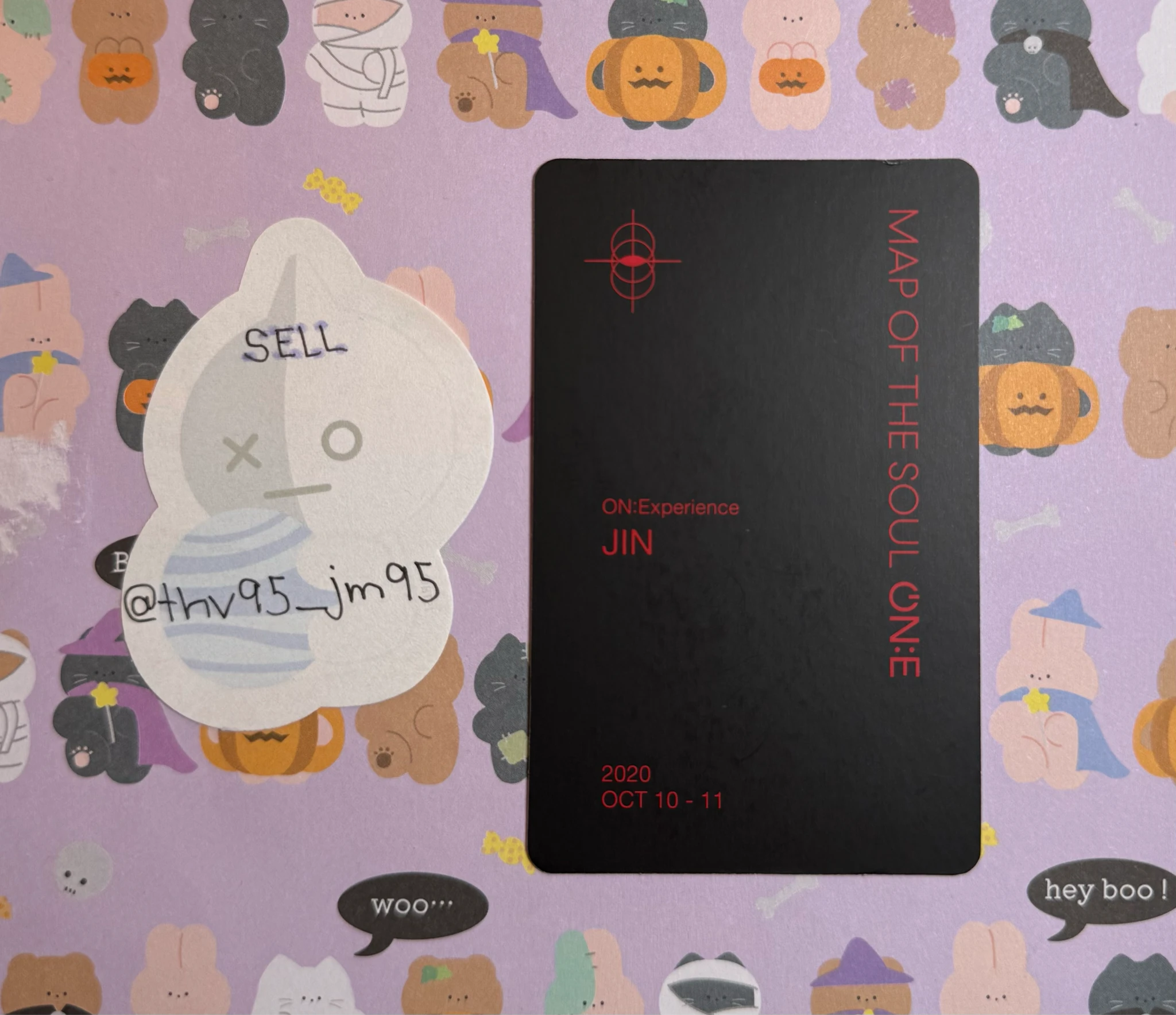 BTS Jin BTS - Jin - Map Of The Soul ON:E DVD & Bluray Other DVD ver. digicode ver. listing photo 2