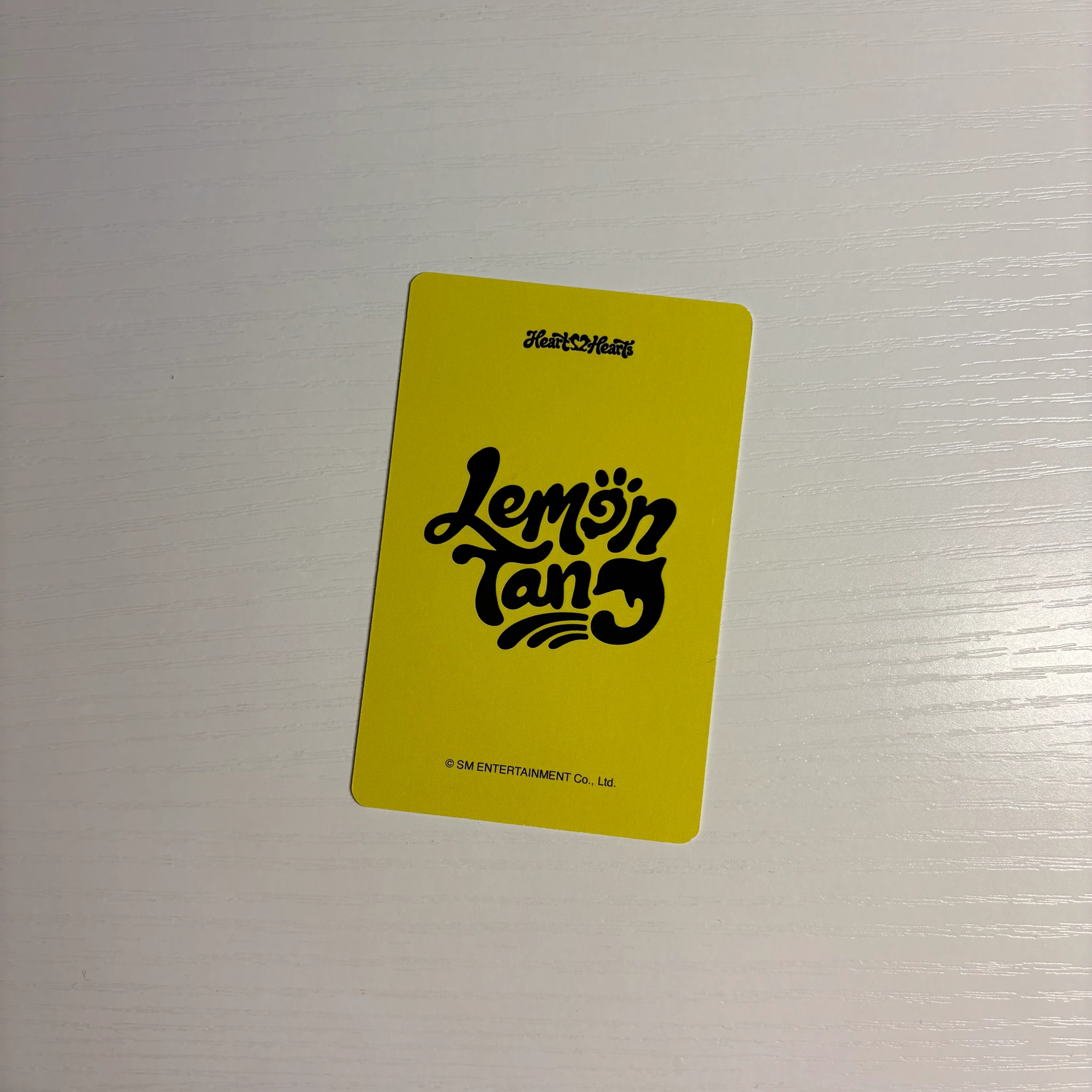 Hearts2Hearts Yuha Hearts2Hearts - Yuha - Lemon Tang Album k idol shop lucky draw (LD) listing photo 2