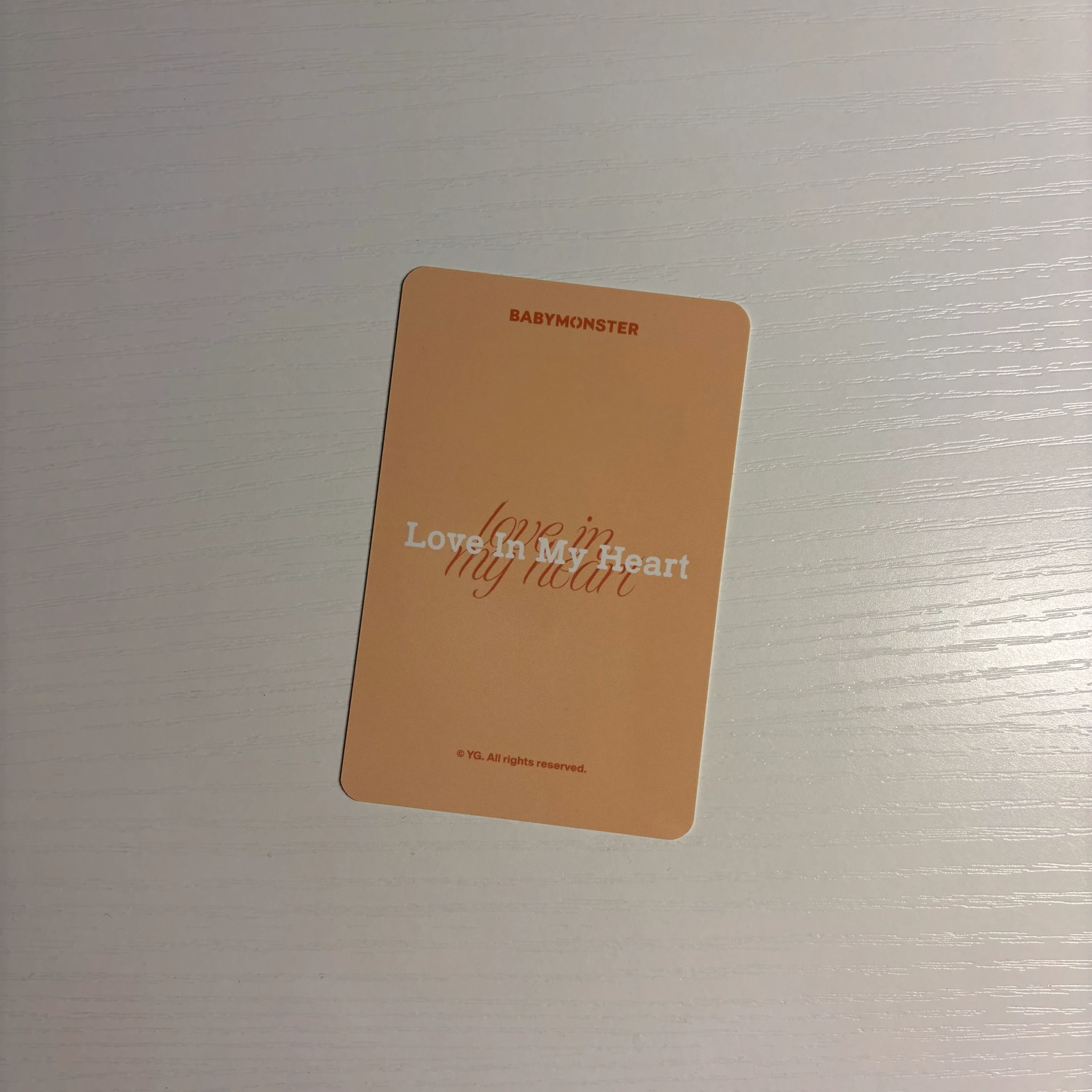 BABYMONSTER Asa BABYMONSTER - Asa - Hello Monsters 1st World Tour Event puzzle card merch photocard behind the scene card mv filming listing photo 2