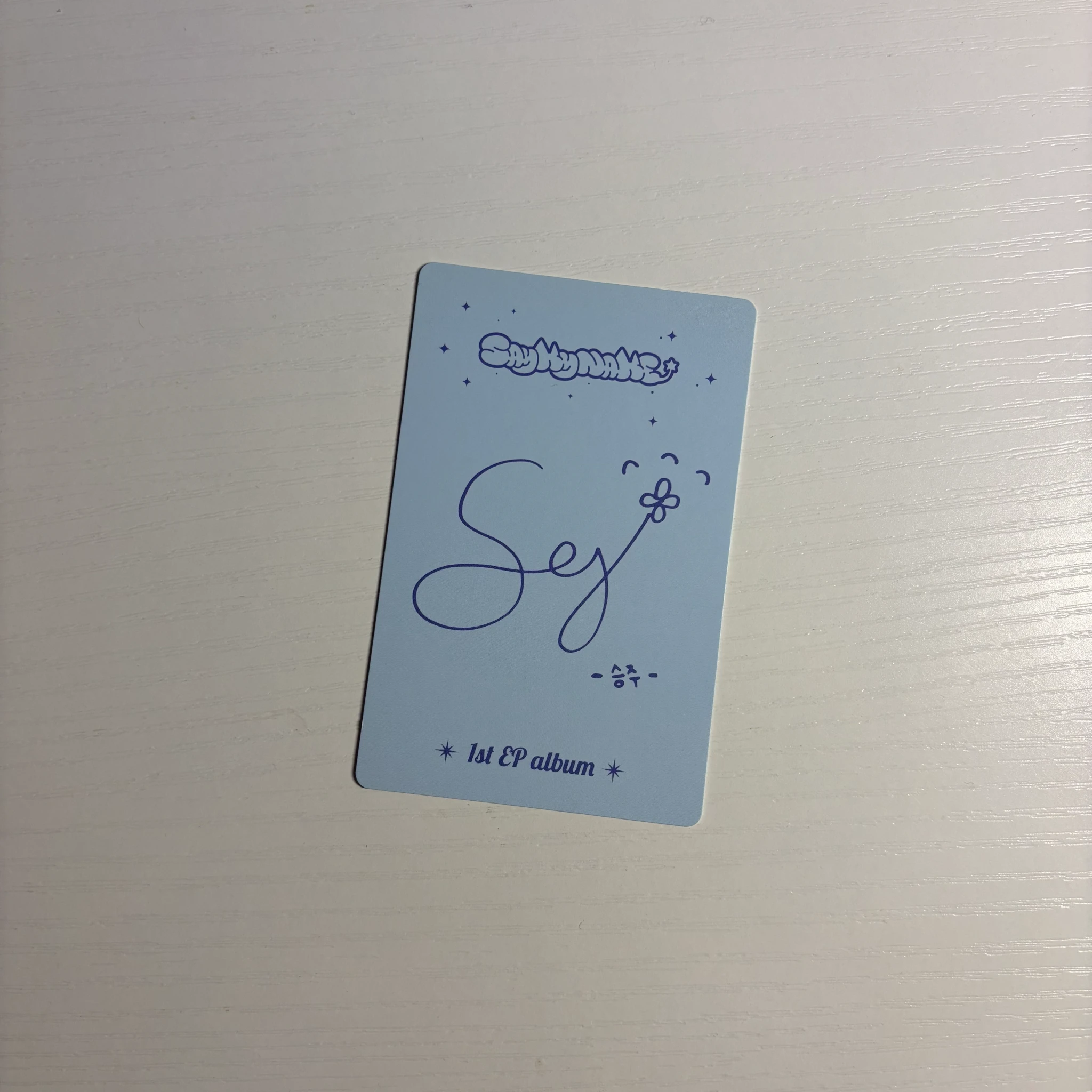 SAY MY NAME Seungjoo SAY MY NAME - Seungjoo - SAY MY NAME Album version 5 album photocard photobook version listing photo 2