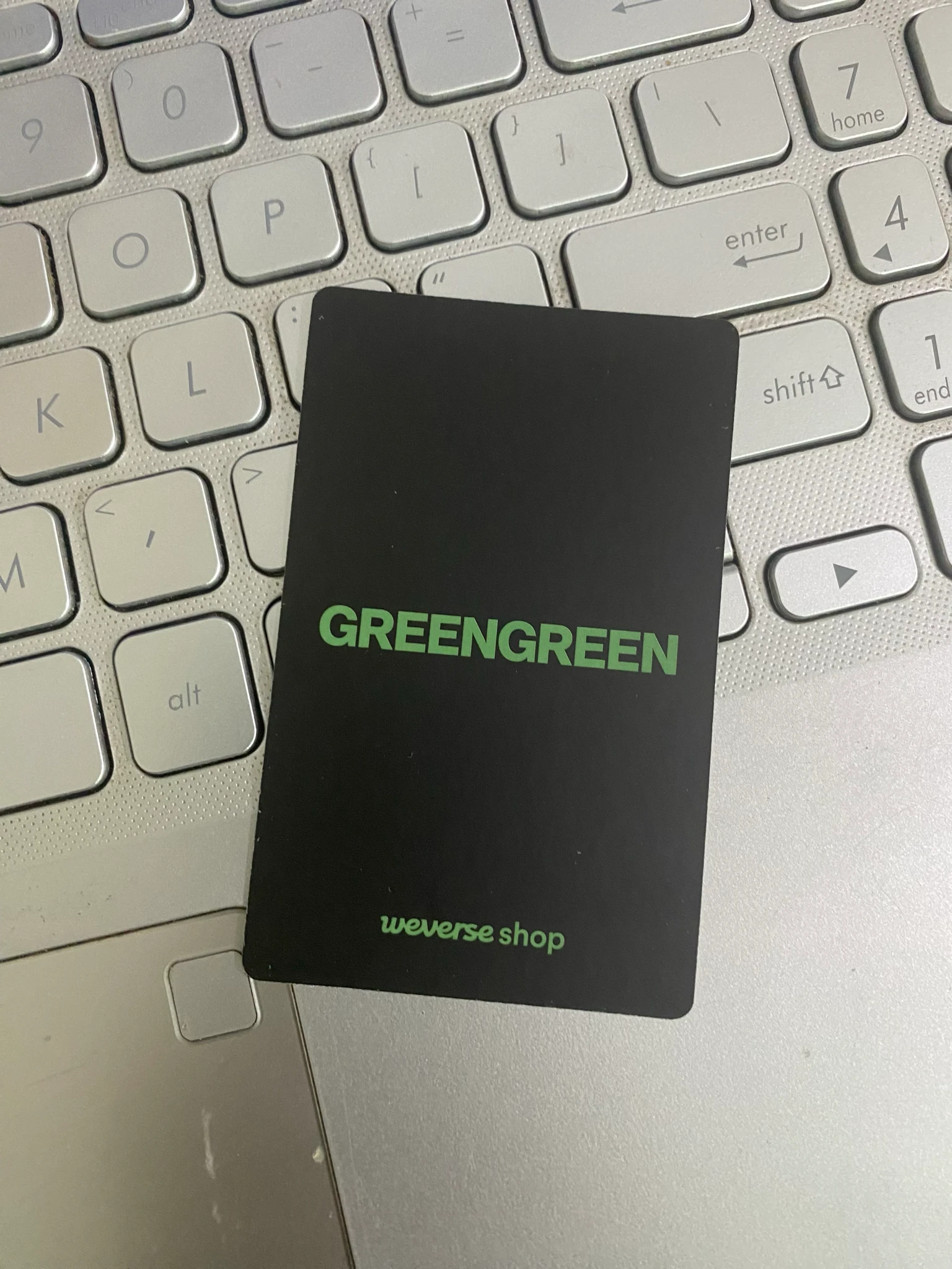 CORTIS Keonho CORTIS - Keonho - GREENGREEN Album pob (pre-order benefit) youtube gift weverse global shop (wvg) acai version listing photo 2