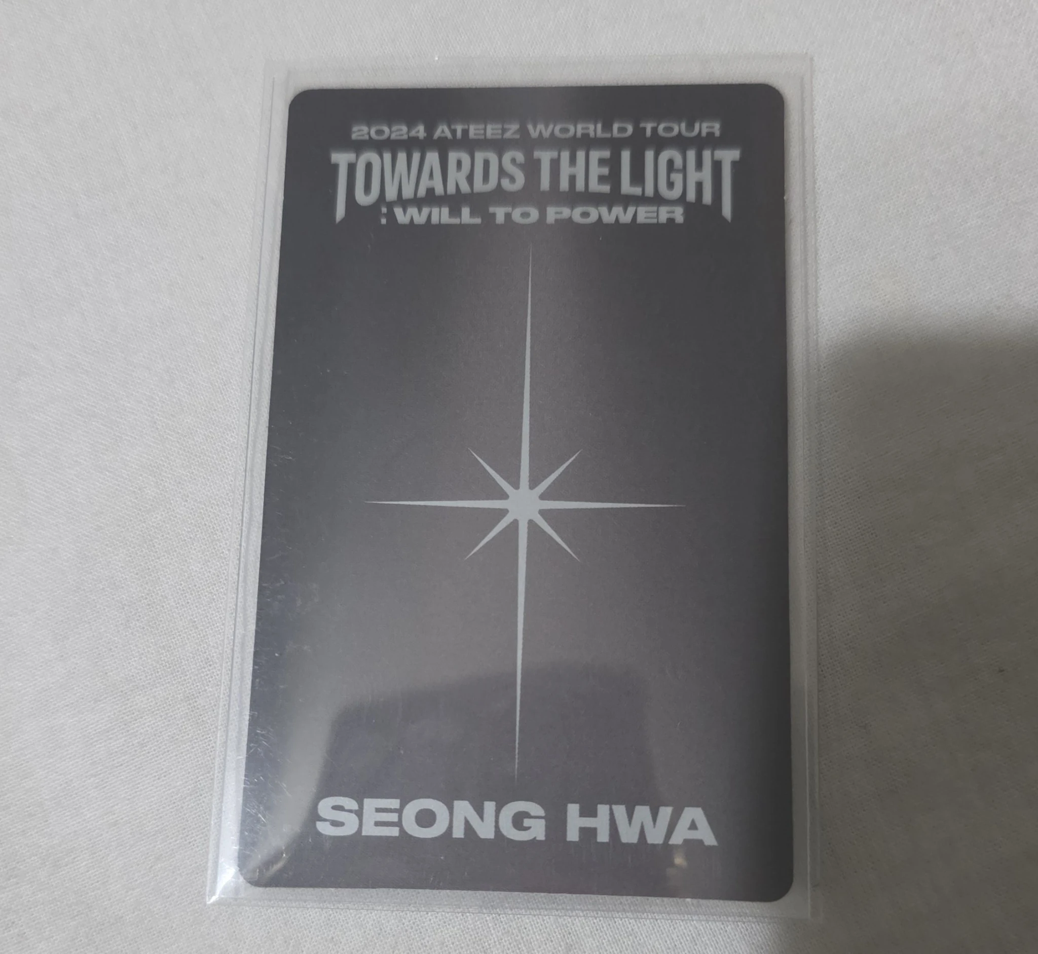 ATEEZ Seonghwa ATEEZ - Seonghwa - Towards The Light: Will To Power World Tour Event Photoset Photocard listing photo 2