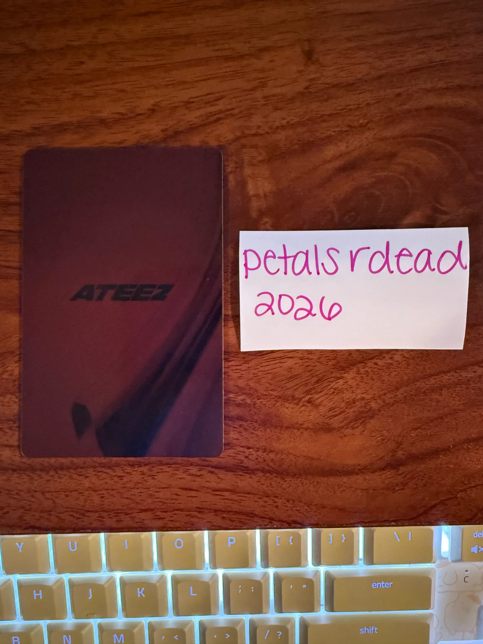 ATEEZ Mingi ATEEZ - Mingi - GOLDEN HOUR : Part.5 Album international exclusive album photocard listing photo 2