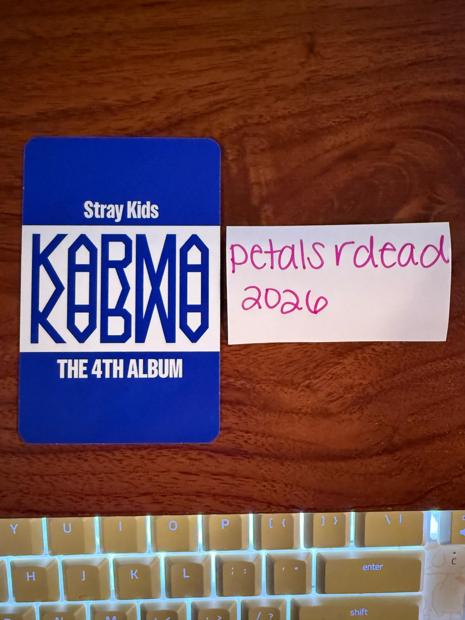 Stray Kids Changbin Stray Kids - Changbin - KARMA Album album photocard accordion version listing photo 2