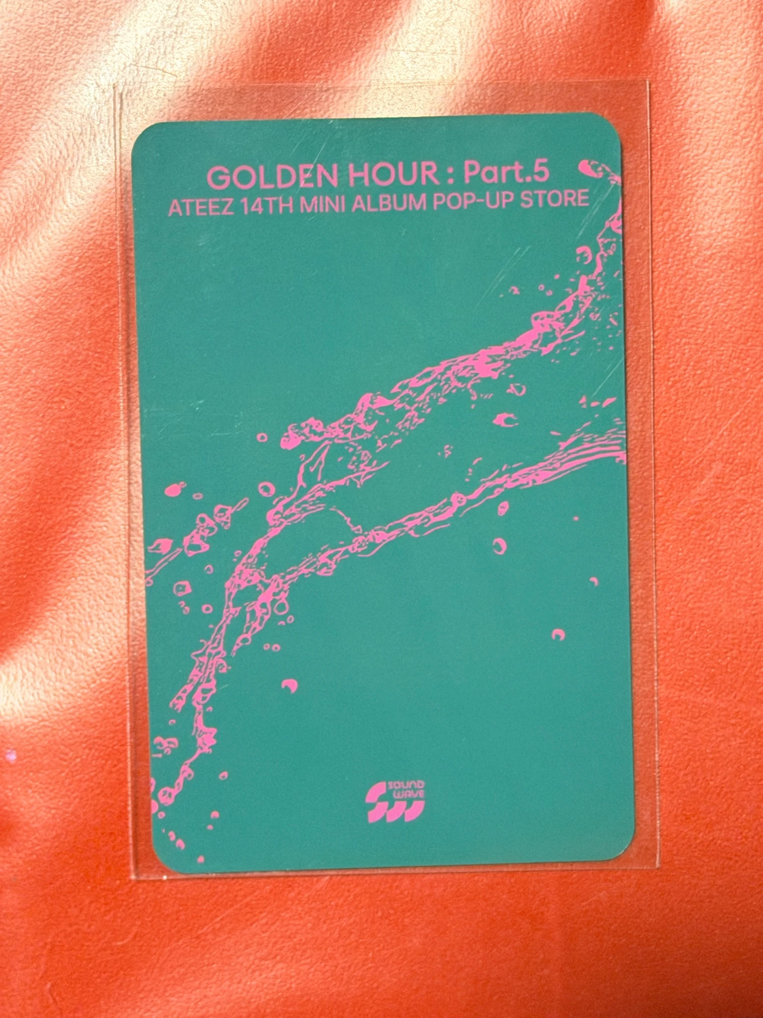 ATEEZ Hongjoong ATEEZ - Hongjoong - POP-UP: Golden Hour : Part.5 (Soundwave) Other soundwave pop-up purchase benefit listing photo 2