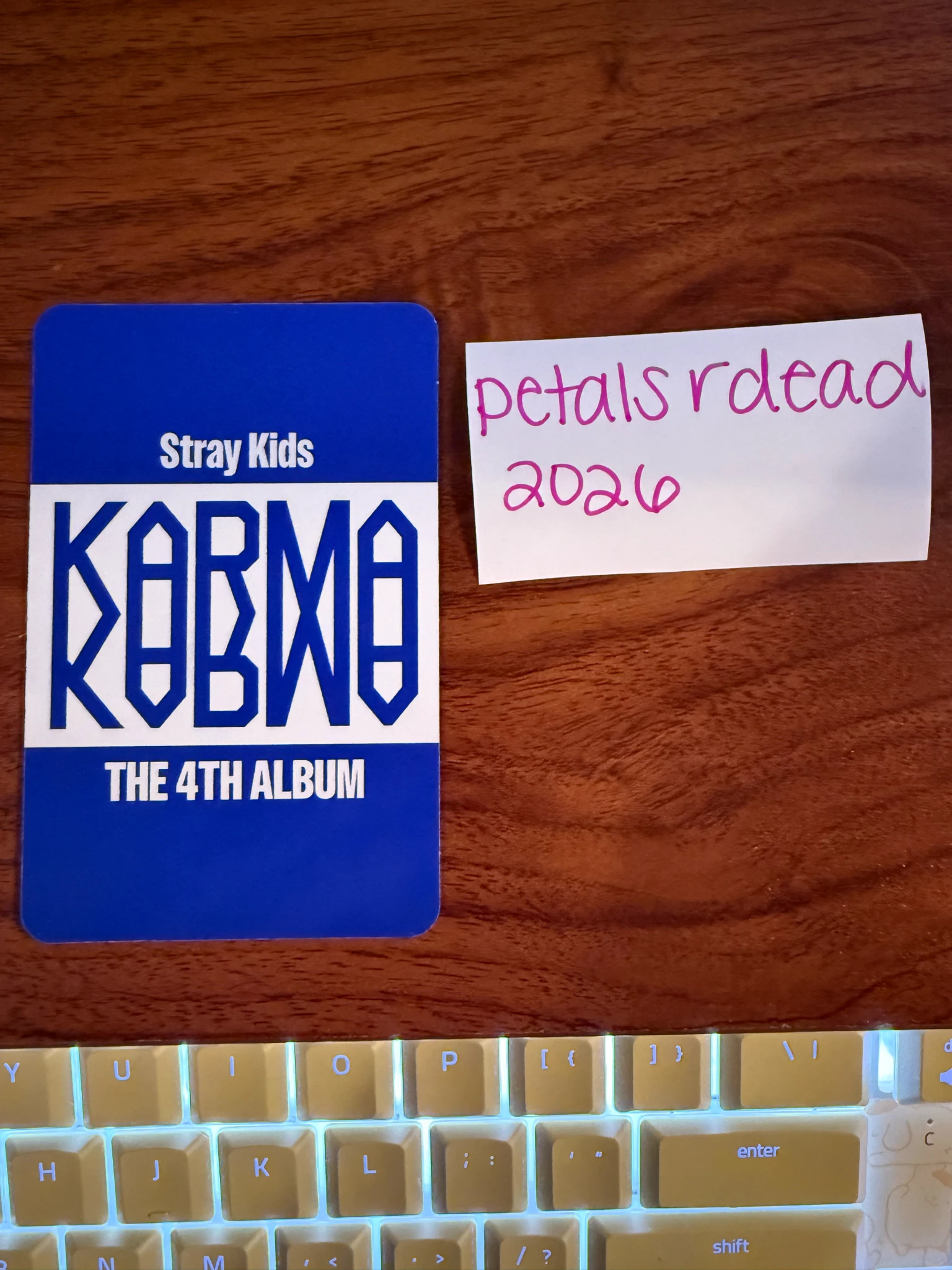 Stray Kids Hyunjin Stray Kids - Hyunjin - KARMA Album album photocard accordion version listing photo 2