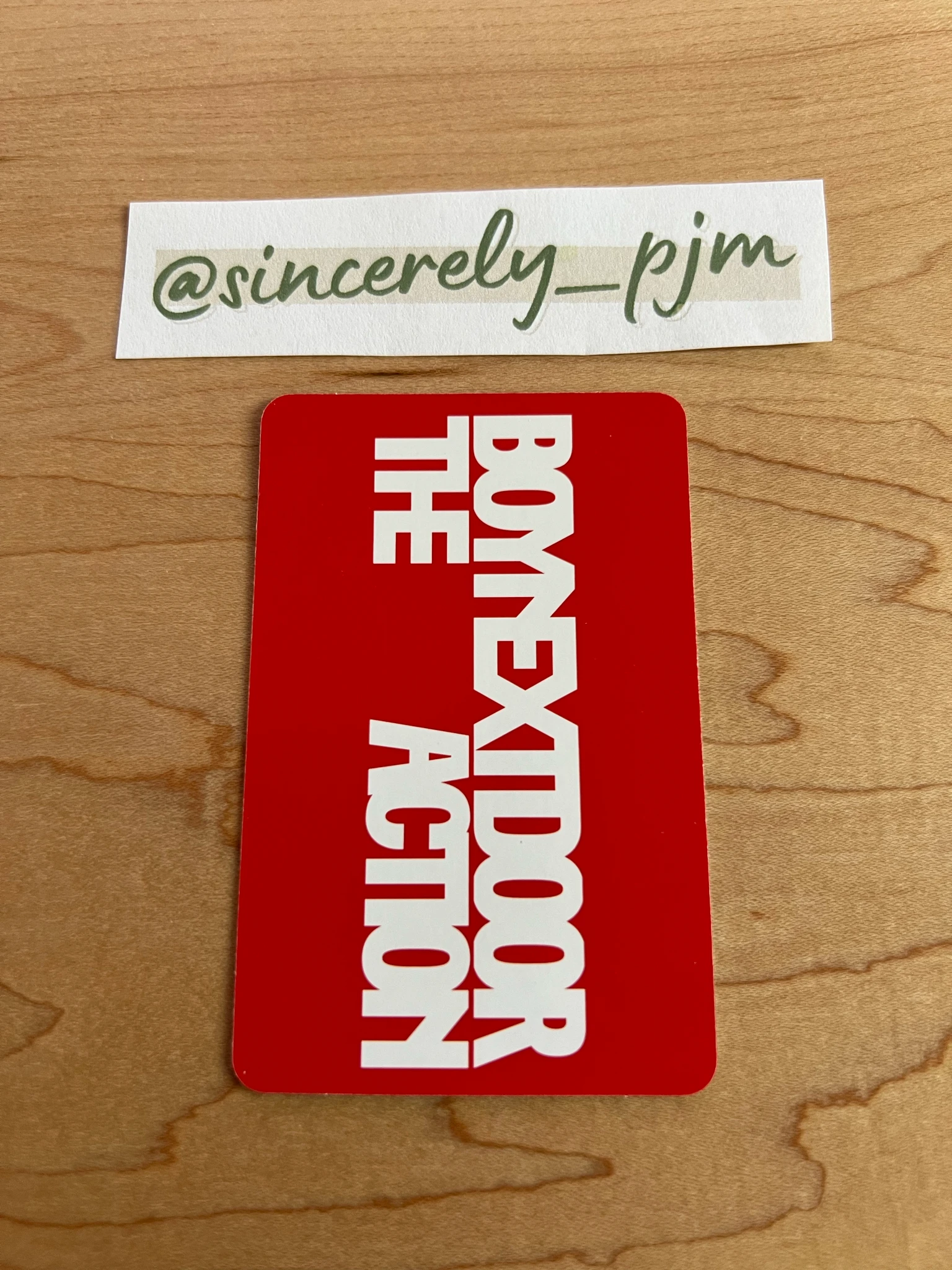 BOYNEXTDOOR Jaehyun BOYNEXTDOOR - Jaehyun - The Action Album album photocard US exclusive general market listing photo 2