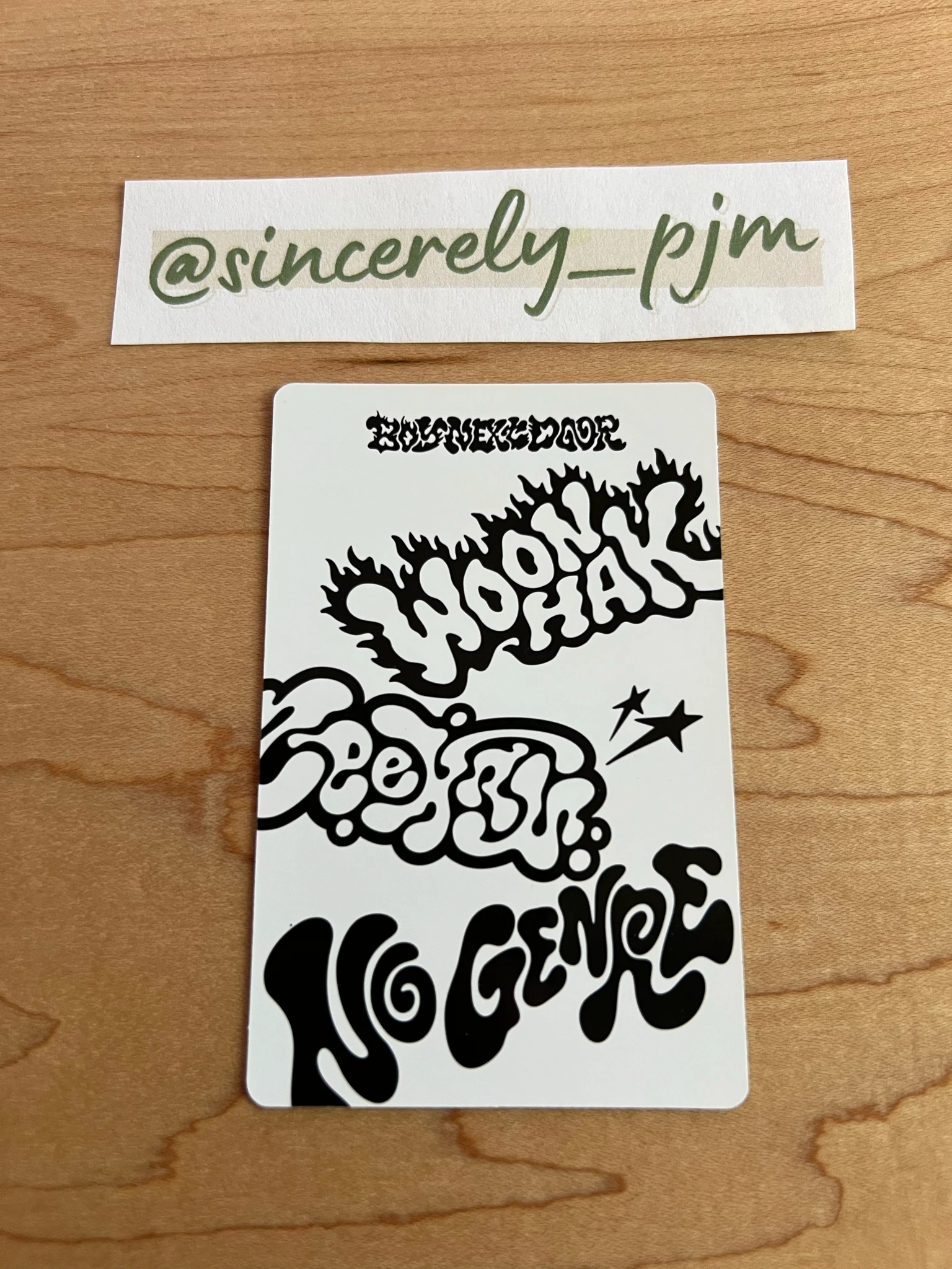BOYNEXTDOOR BOYNEXTDOOR - Woonhak & Leehan - No Genre Album album photocard listing photo 2