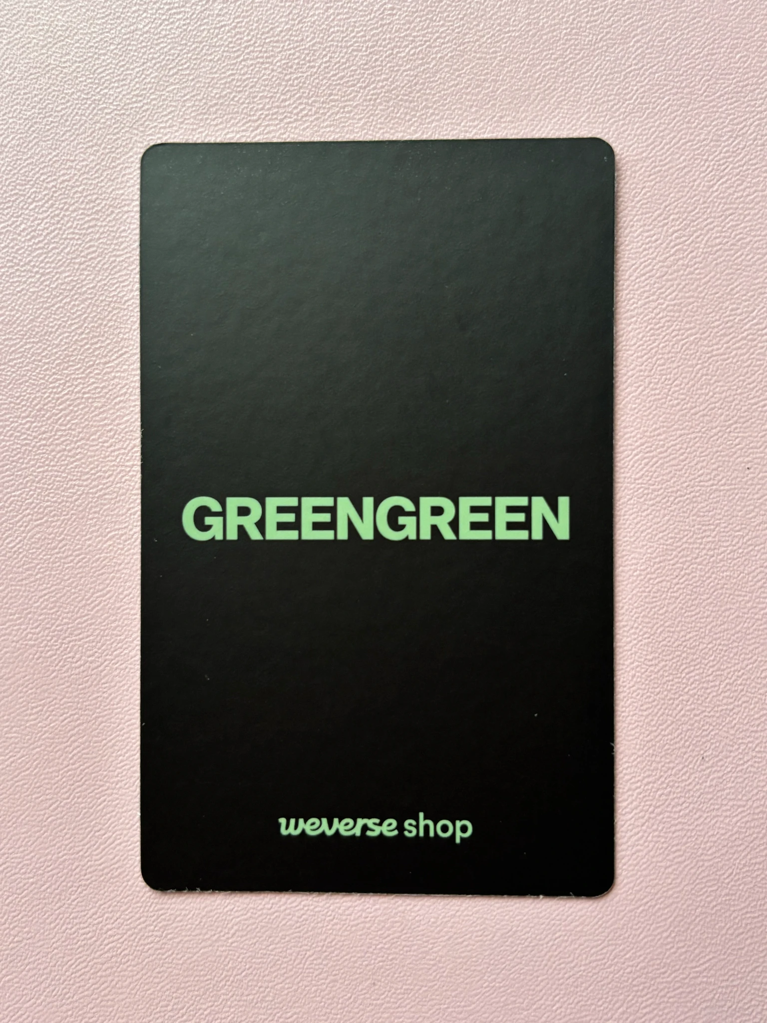 CORTIS Seonghyeon CORTIS - Seonghyeon - GREENGREEN Album weverse global shop (wvg) pob (pre-order benefit) listing photo 2