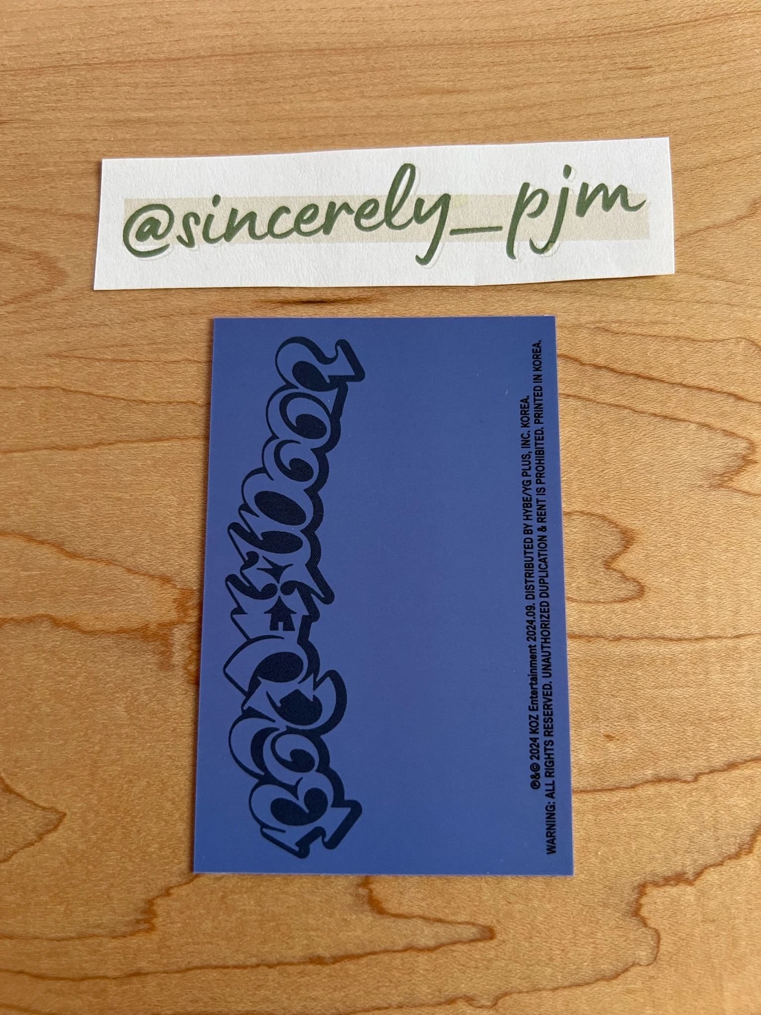 BOYNEXTDOOR Sungho BOYNEXTDOOR - Sungho - 19.99 Album id card listing photo 2