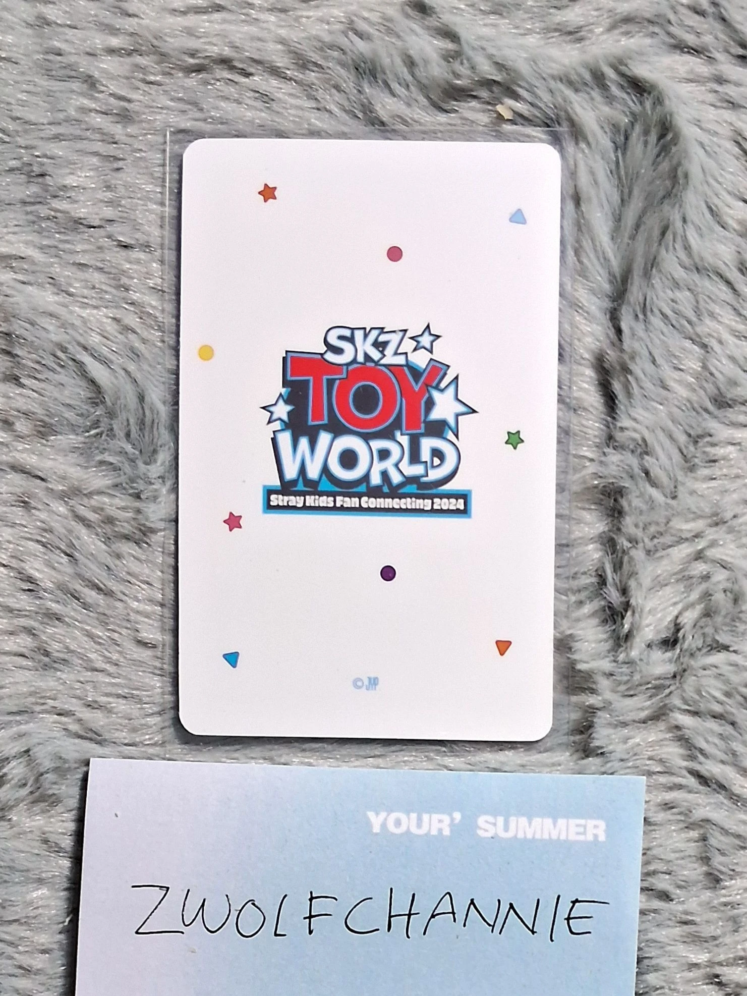 Stray Kids I.N Stray Kids - I.N - SKZ Toy World-Fan Connecting 2024 Event photocard set A version listing photo 2