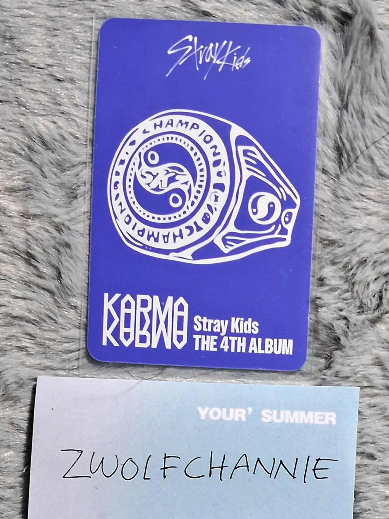 Stray Kids I.N Stray Kids - I.N - KARMA Album album photocard accordion version first press only listing photo 2