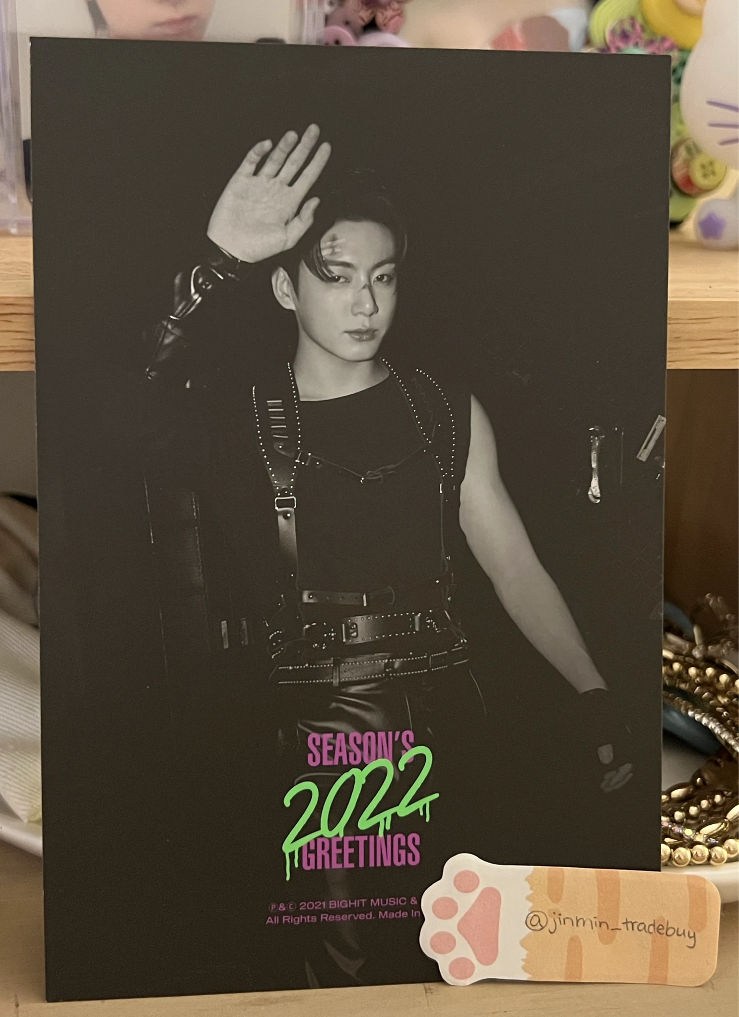 BTS Jungkook BTS - Jungkook - 2022 Season’s Greetings Other postcard listing photo 2