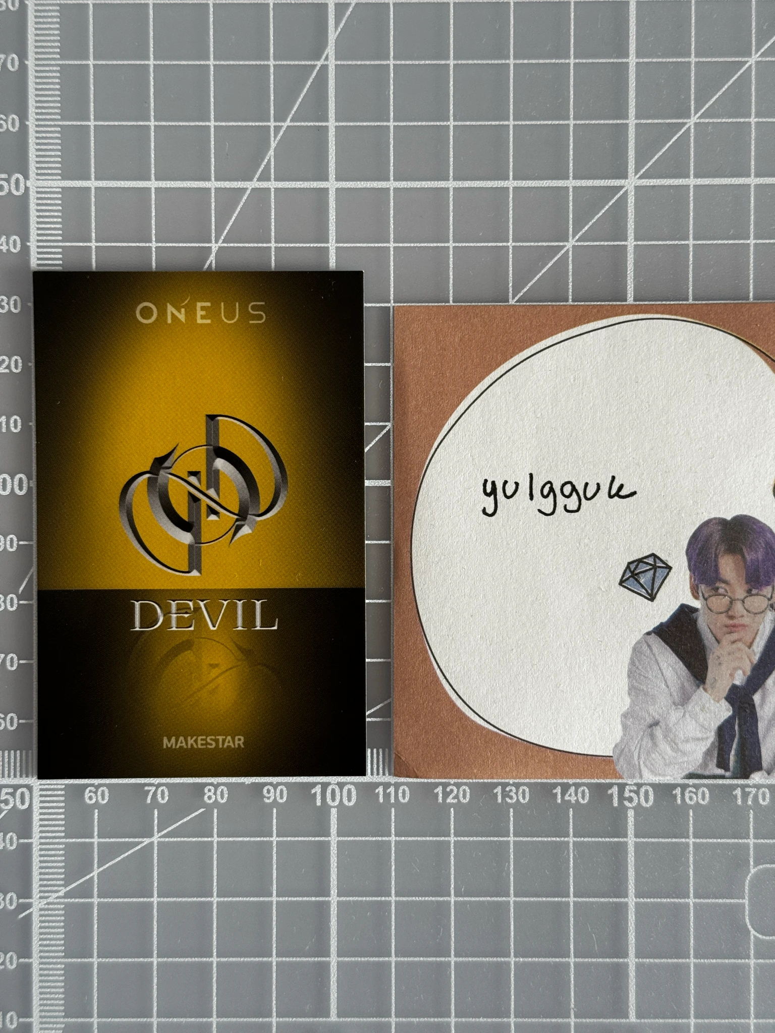 ONEUS Seoho ONEUS - Seoho - DEVIL Album makestar round 3 holographic (hologram) listing photo 2