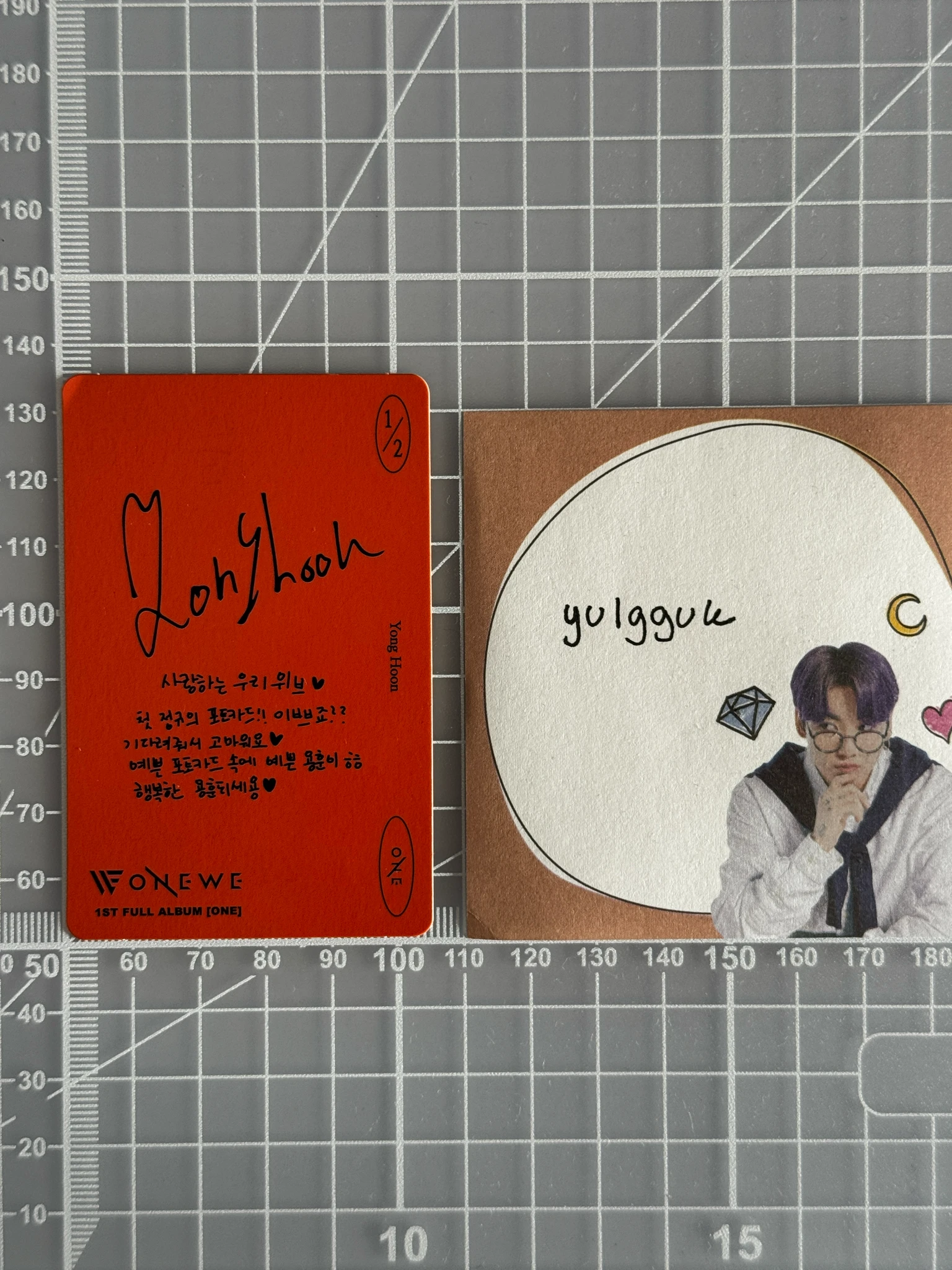 ONEWE Yonghoon ONEWE - Yonghoon - One Album album photocard listing photo 2