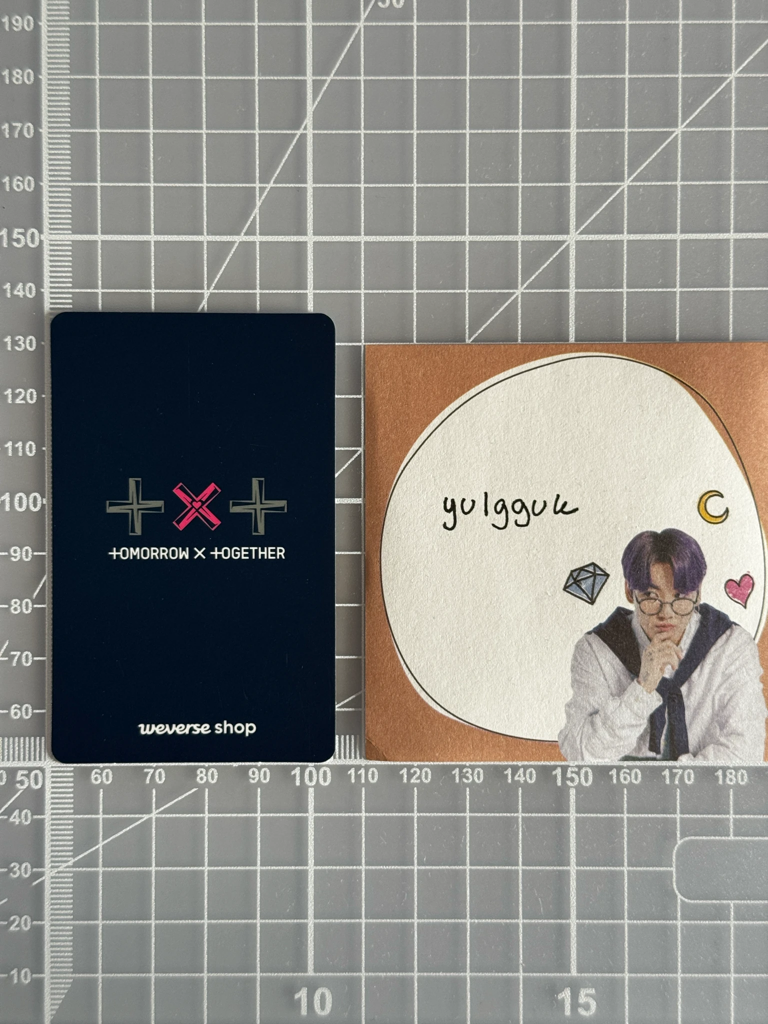 TOMORROW X TOGETHER Huening Kai TOMORROW X TOGETHER - Huening Kai - The Chaos Chapter: Fight or Escape Album pob (pre-order benefit) weverse global shop (wvg) listing photo 2