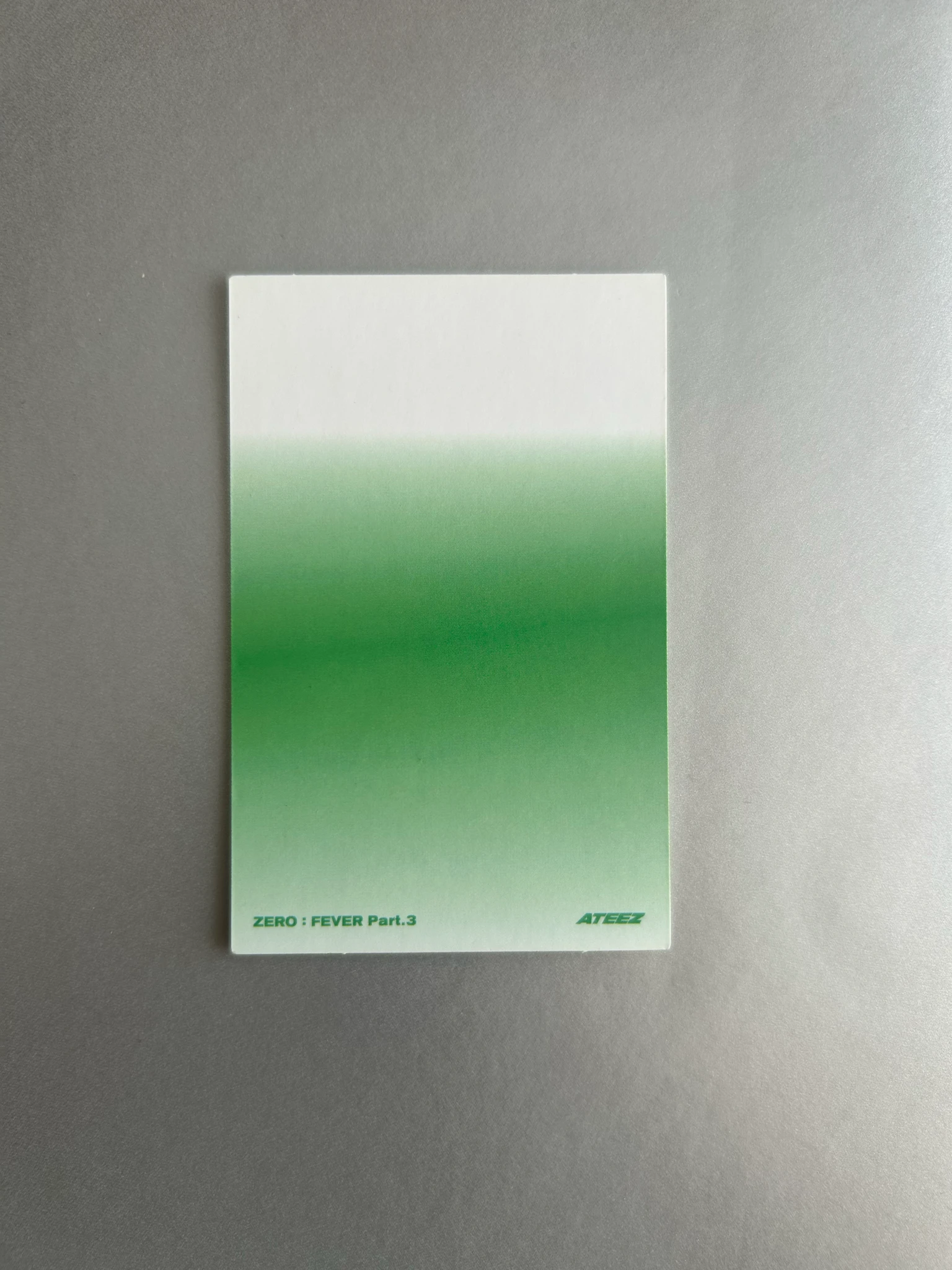 ATEEZ Mingi ATEEZ - Mingi - ZERO : FEVER Part.3 Album album photocard A version version 2 listing photo 2