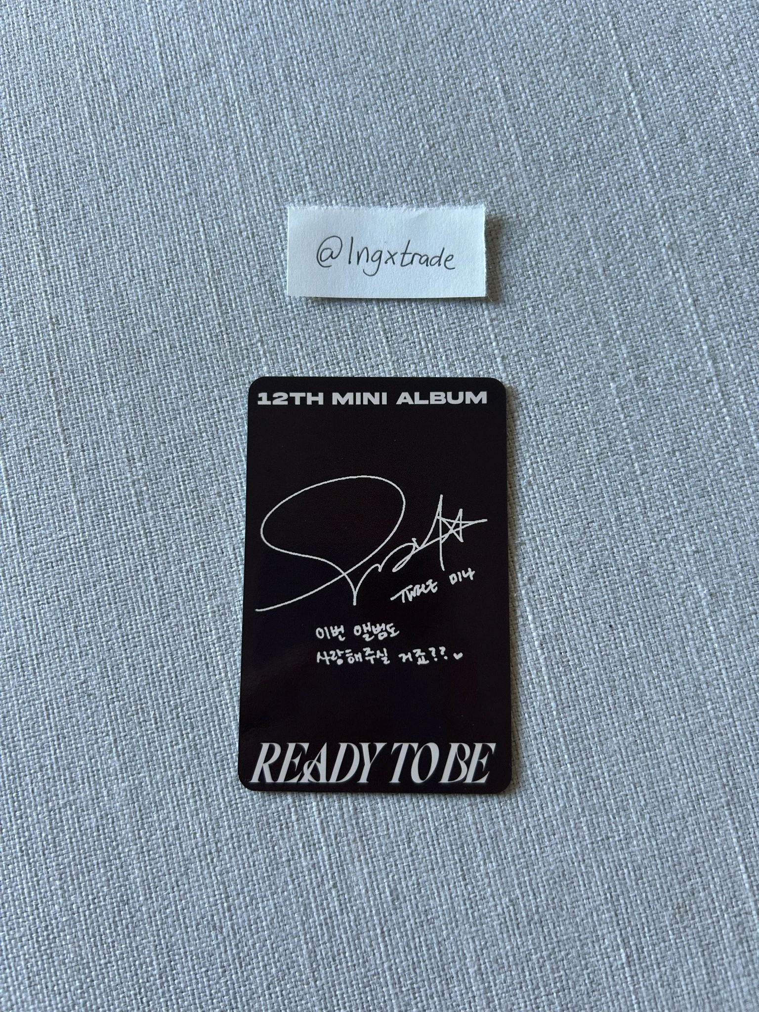 TWICE Mina TWICE-Mina-Album-READY TO BE listing photo 2