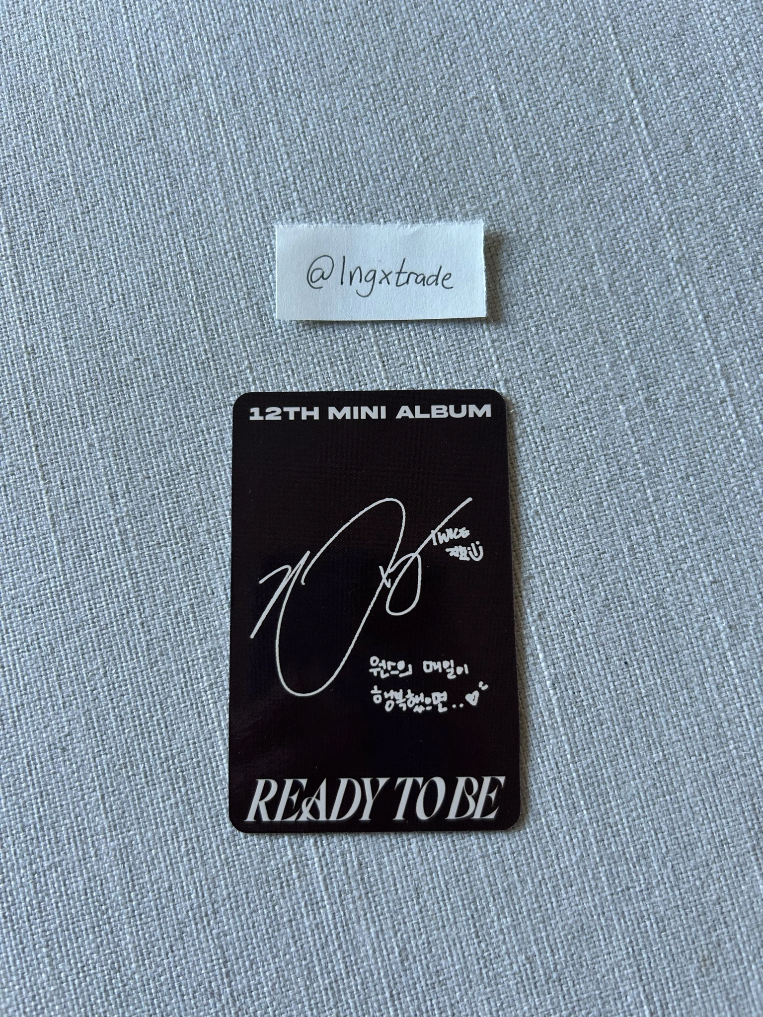 TWICE Jihyo TWICE-Jihyo-Album-READY TO BE listing photo 2