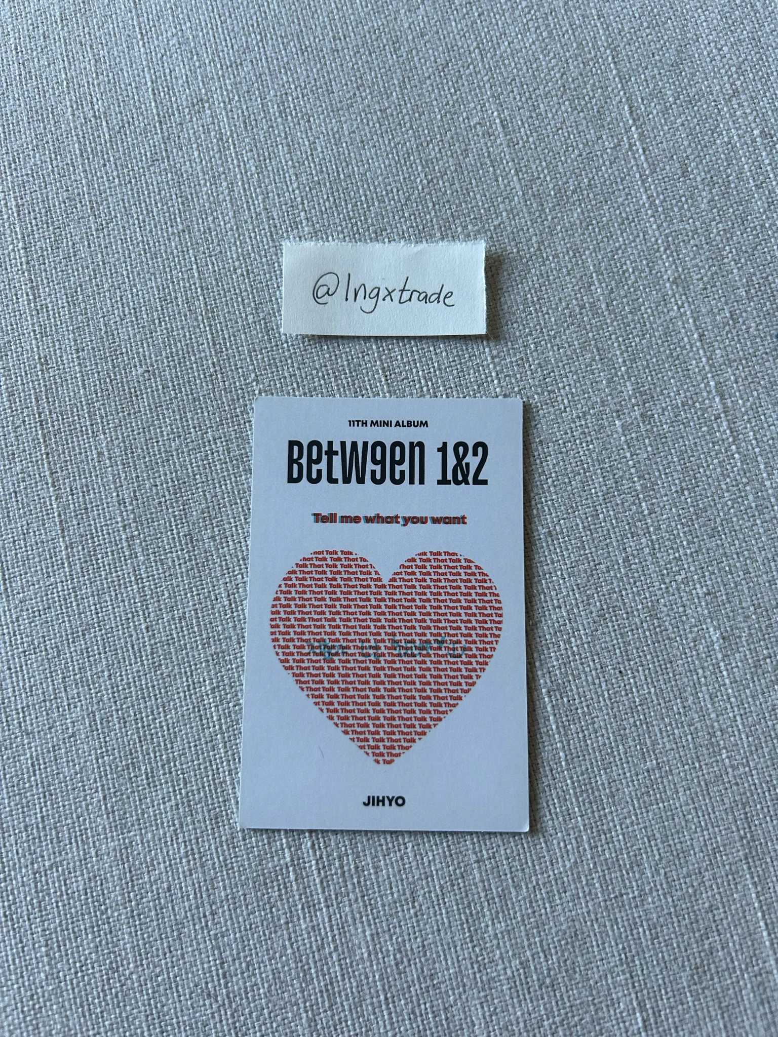 TWICE Jihyo TWICE-Jihyo-Album-BETWEEN 1&2 listing photo 2