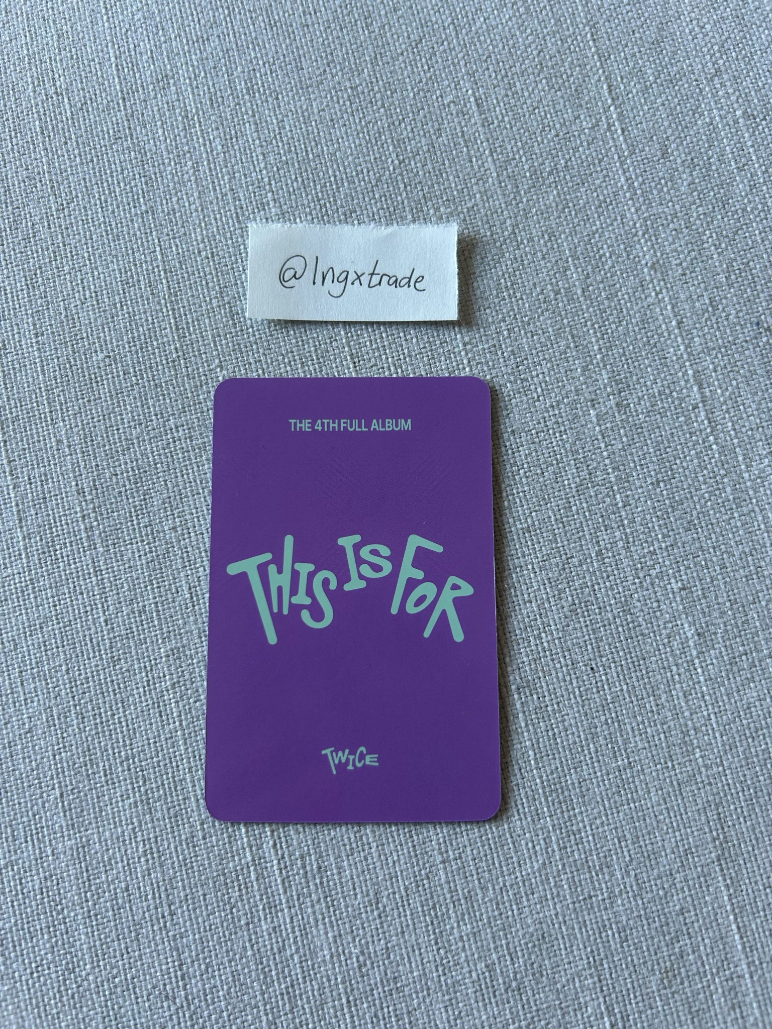 TWICE Tzuyu TWICE-Tzuyu-Album-this is for listing photo 2