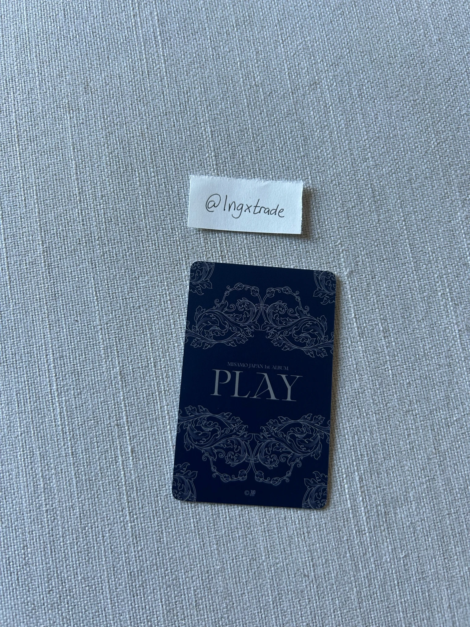 TWICE Momo TWICE - Momo - PLAY Album merch photocard listing photo 2