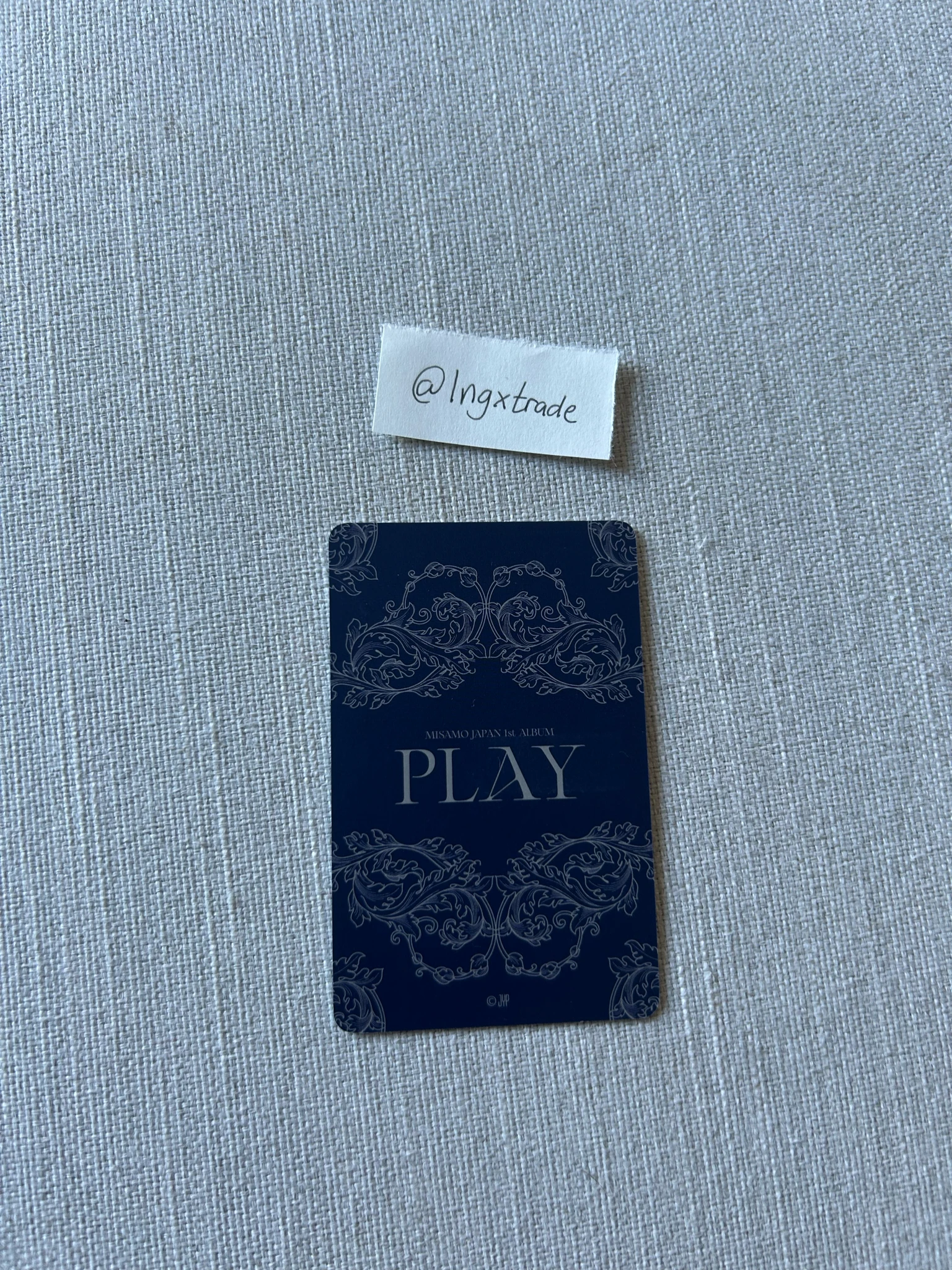 TWICE Momo TWICE - Momo - PLAY Album merch photocard listing photo 2