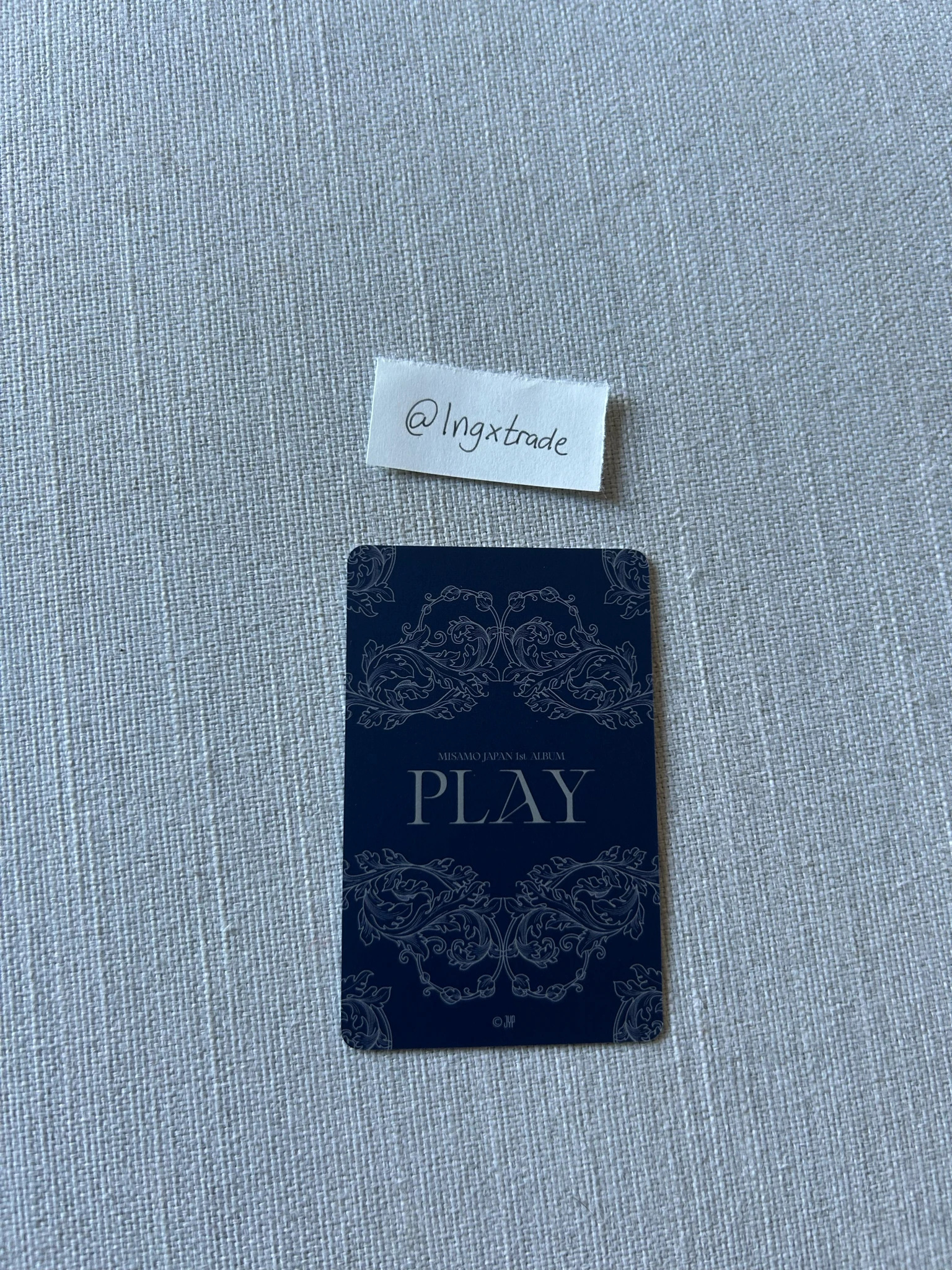 TWICE Momo TWICE - Momo - PLAY Album merch photocard listing photo 2