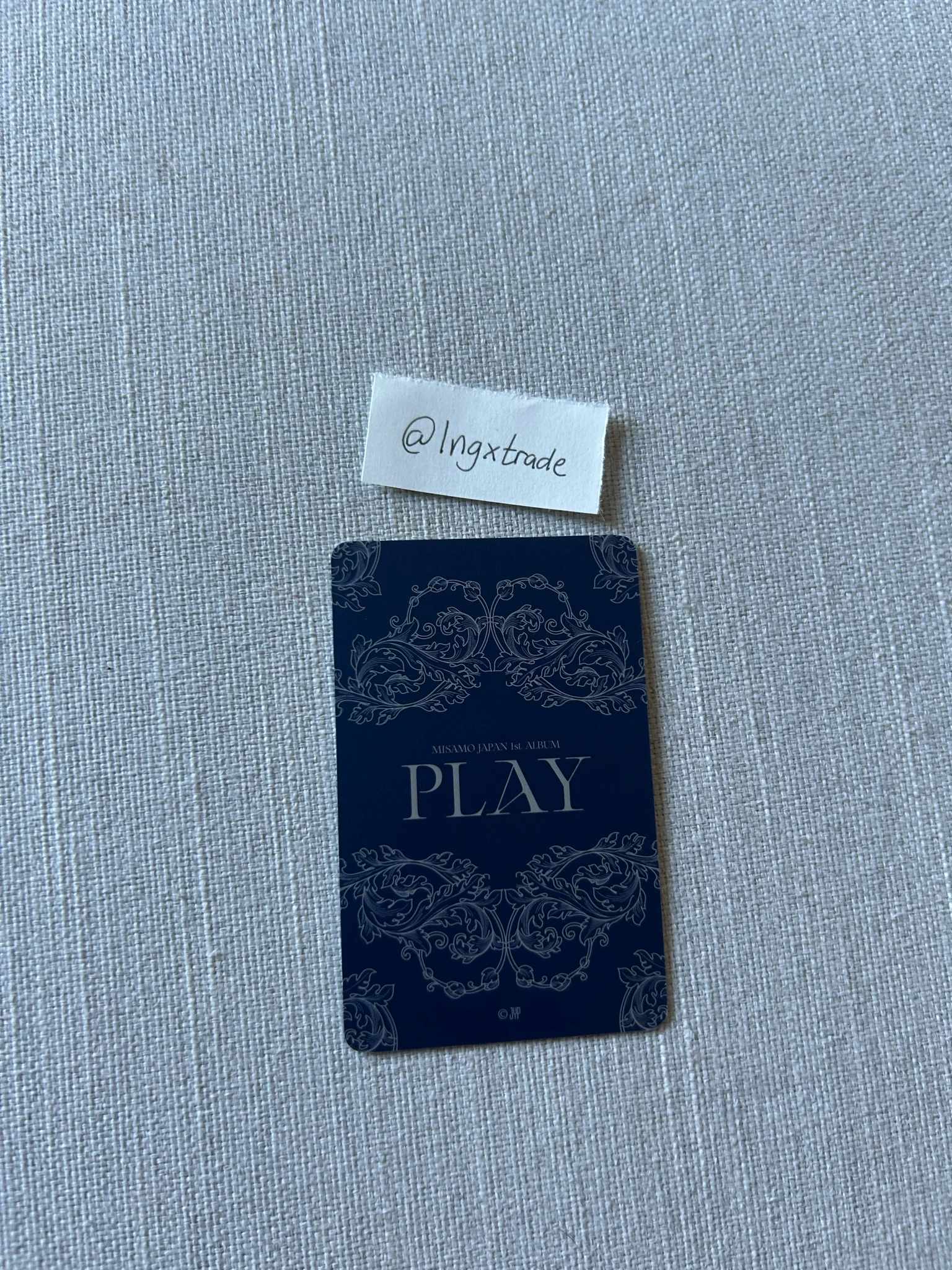 TWICE TWICE - PLAY Album merch photocard listing photo 2