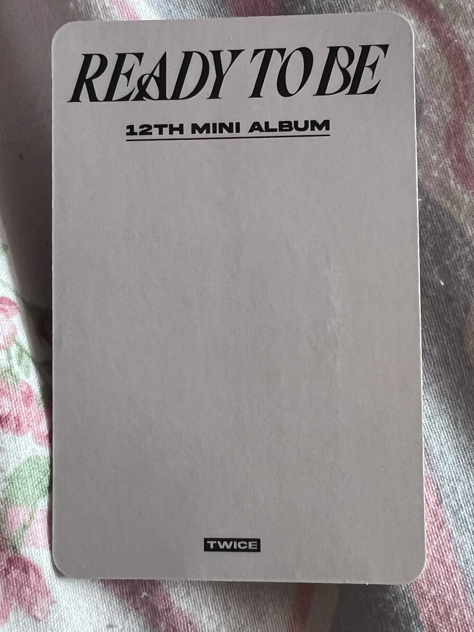 TWICE TWICE-Jihyo-Album-READY TO BE listing photo 2