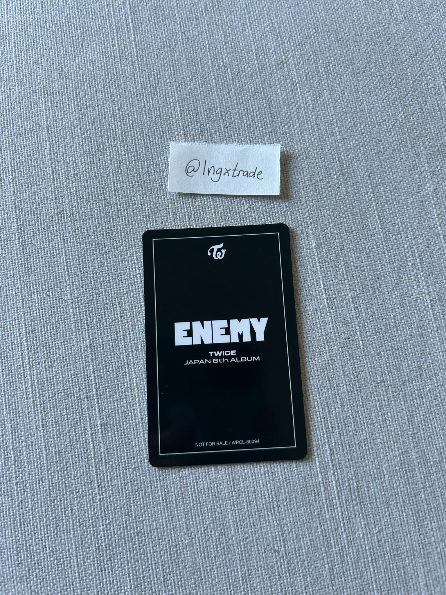 TWICE Sana TWICE - Sana - Enemy Album solo jacket version album photocard listing photo 2