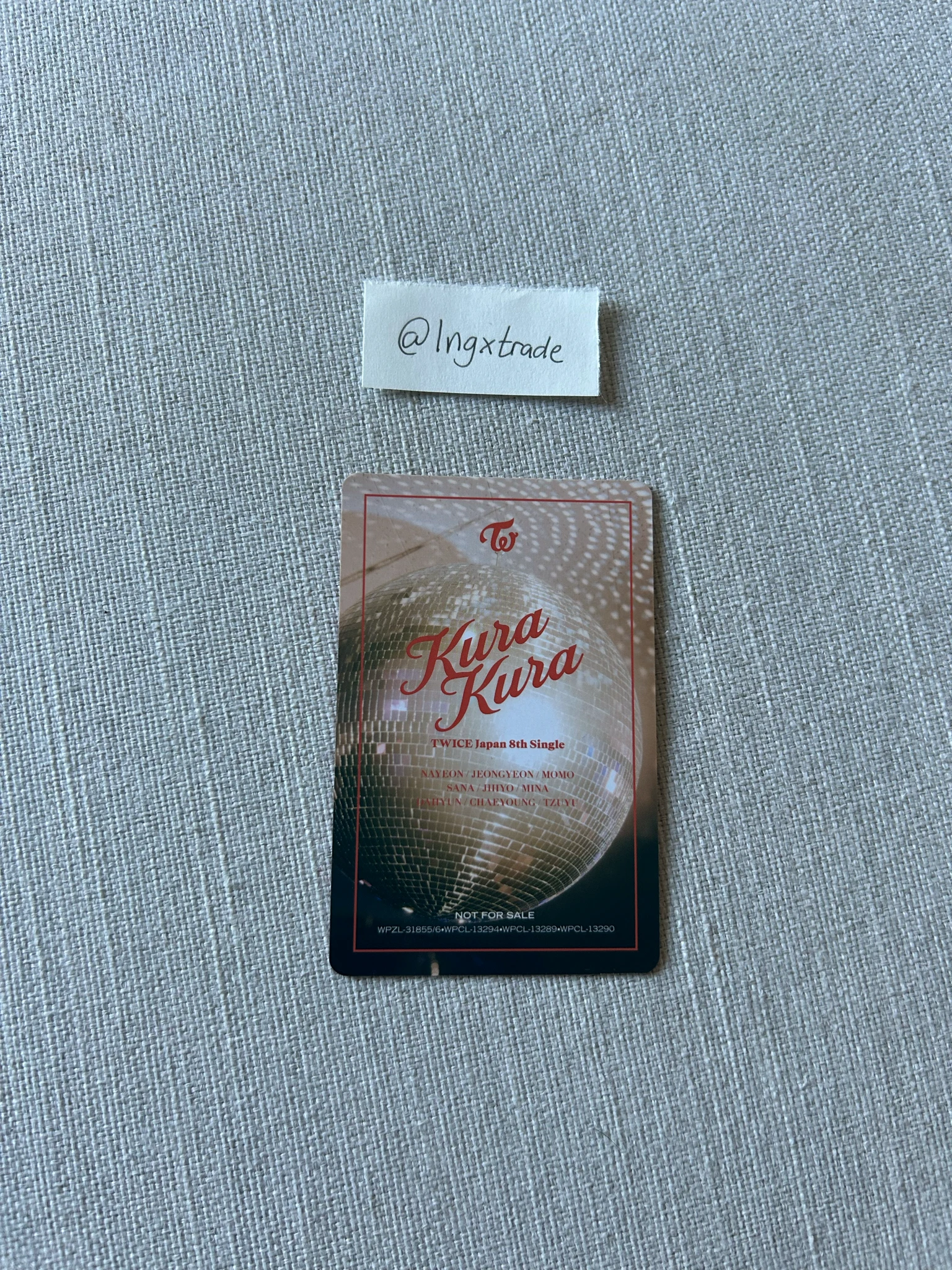 TWICE Sana TWICE - Sana - Kura Kura Album album photocard standard version hi touch event listing photo 2