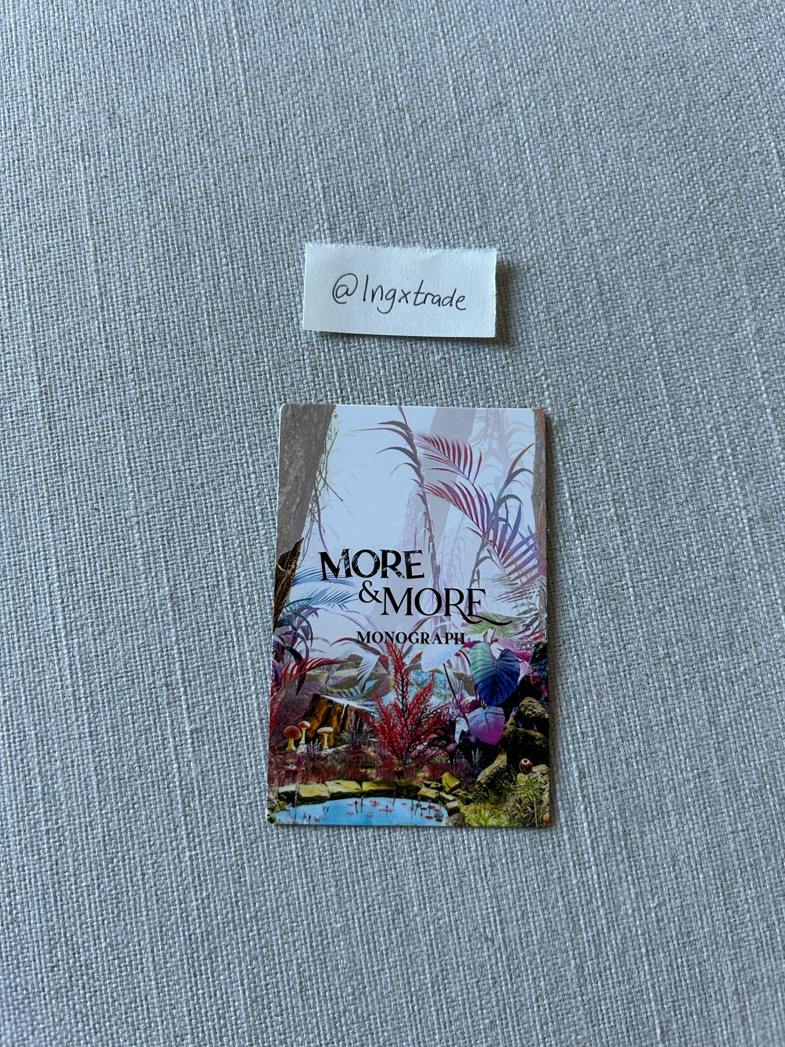 TWICE Sana TWICE - MORE & MORE Album monograph photocard set listing photo 2