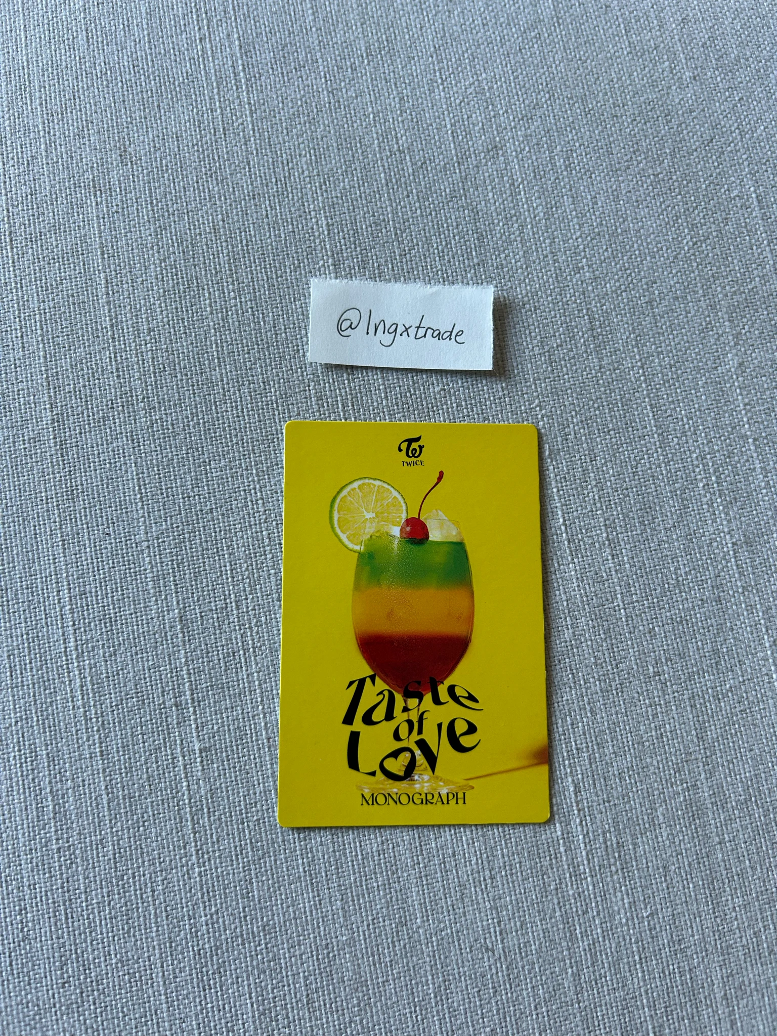 TWICE Sana TWICE - Sana - Taste of Love Album monograph photocard set listing photo 2