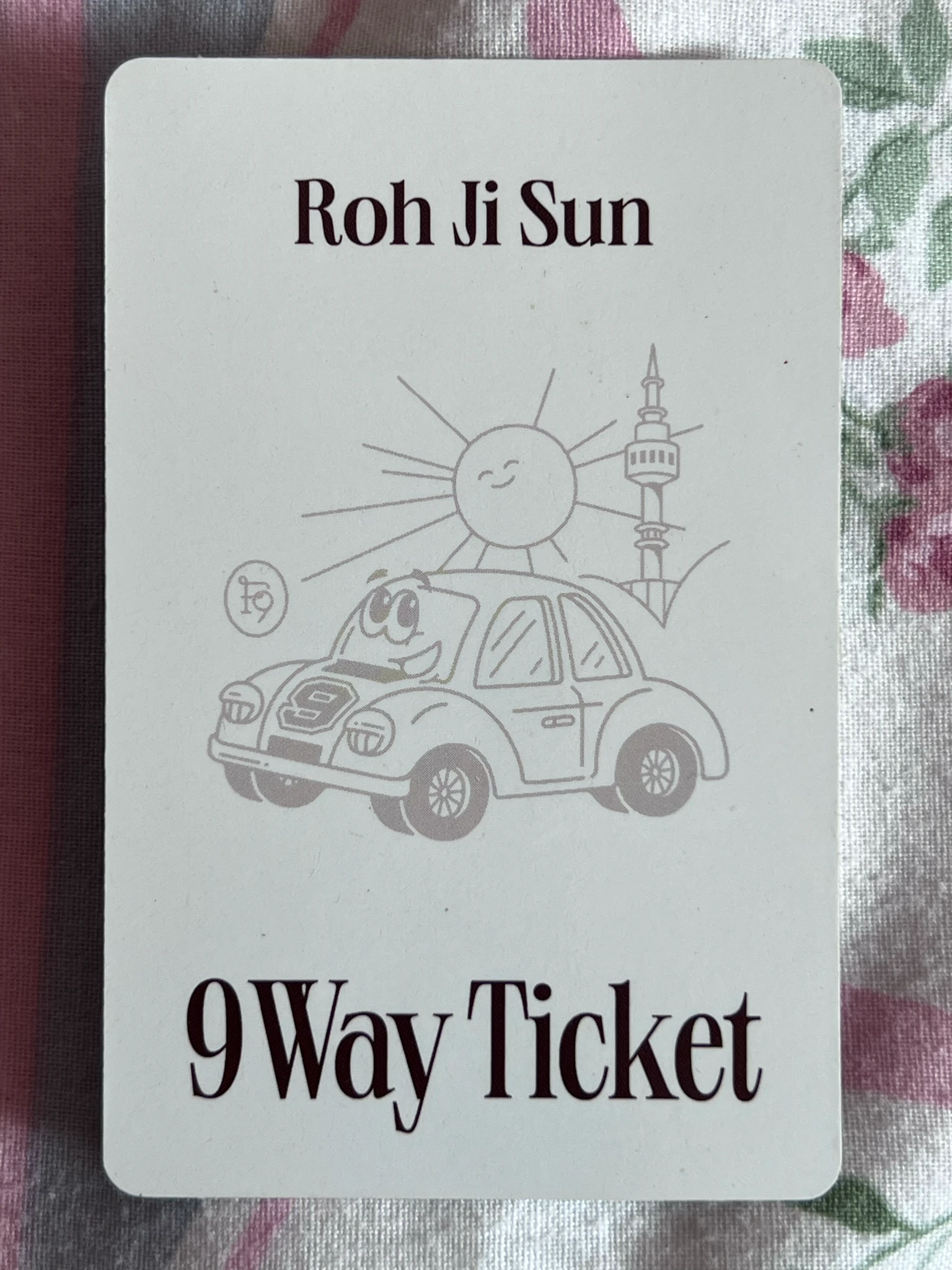 fromis_9 Jisun fromis_9 - Jisun - 9 Way Ticket Album ticket to seoul version album photocard listing photo 2