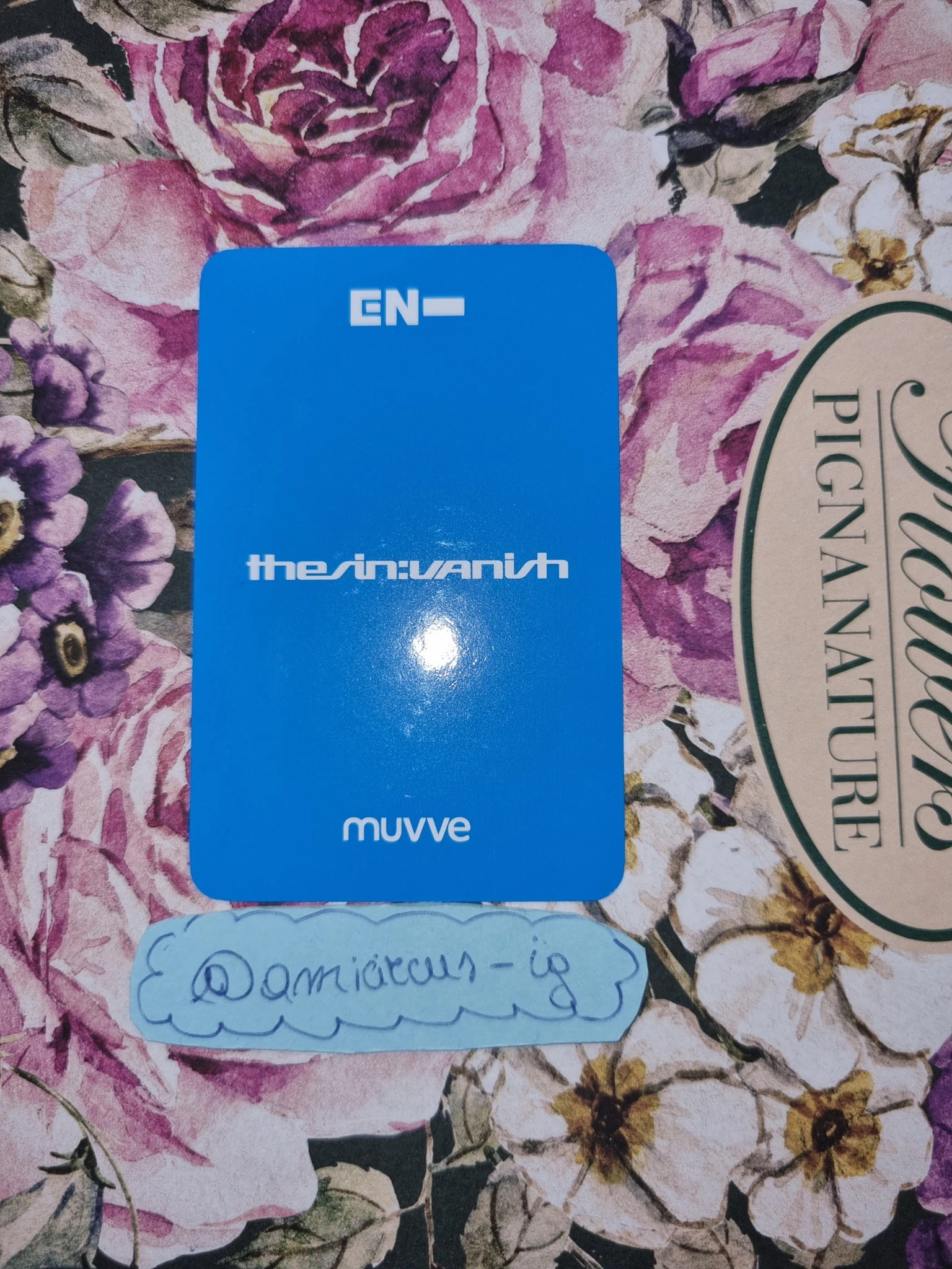 ENHYPEN Sunghoon ENHYPEN - Sunghoon - THE SIN: VANISH Album muvve lucky draw round 1 listing photo 2