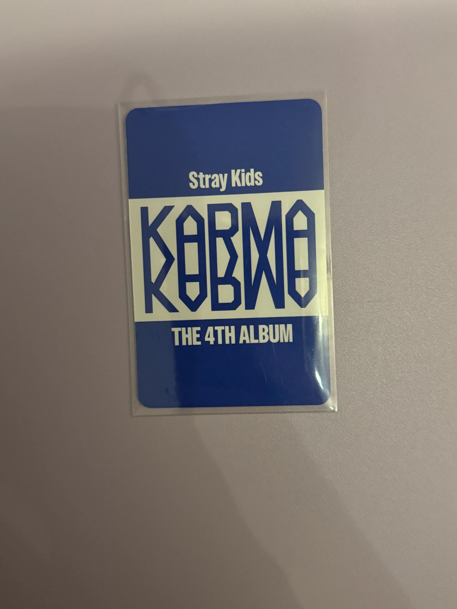 Stray Kids Bang Chan Stray Kids - Bang Chan - KARMA Album album photocard accordion version listing photo 2
