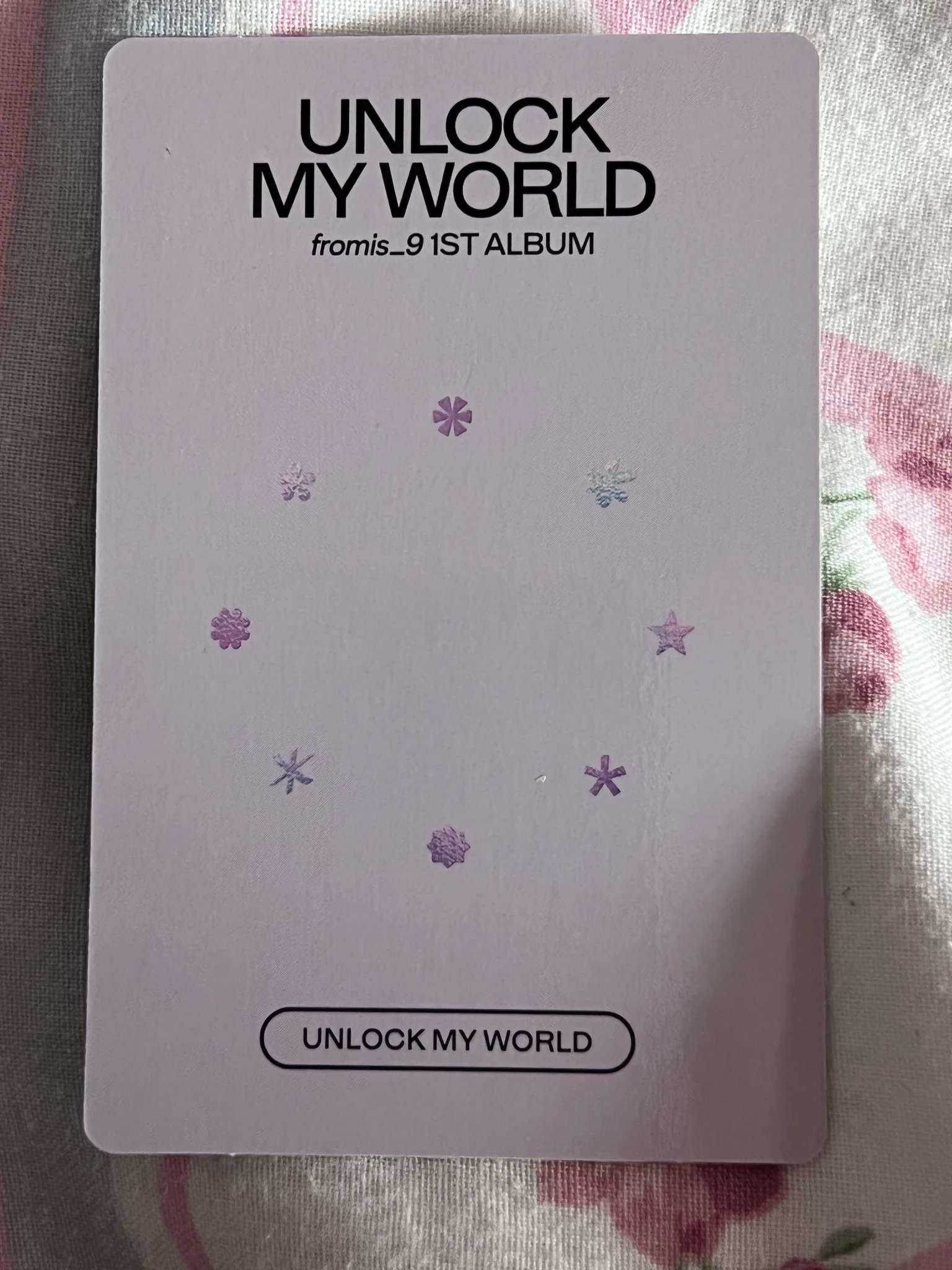 fromis_9 Jiwon fromis_9 - Jiwon - Unlock My World Album album photocard compact version listing photo 2