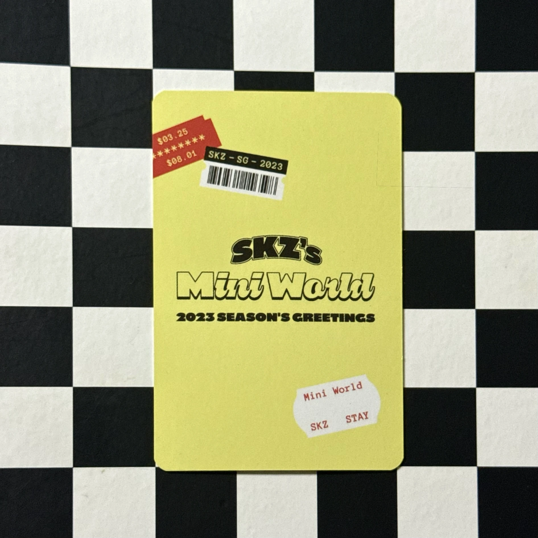 Stray Kids Felix Stray Kids - Felix - 2023 Season's Greetings - SKZ's Mini World Other photocard set listing photo 2