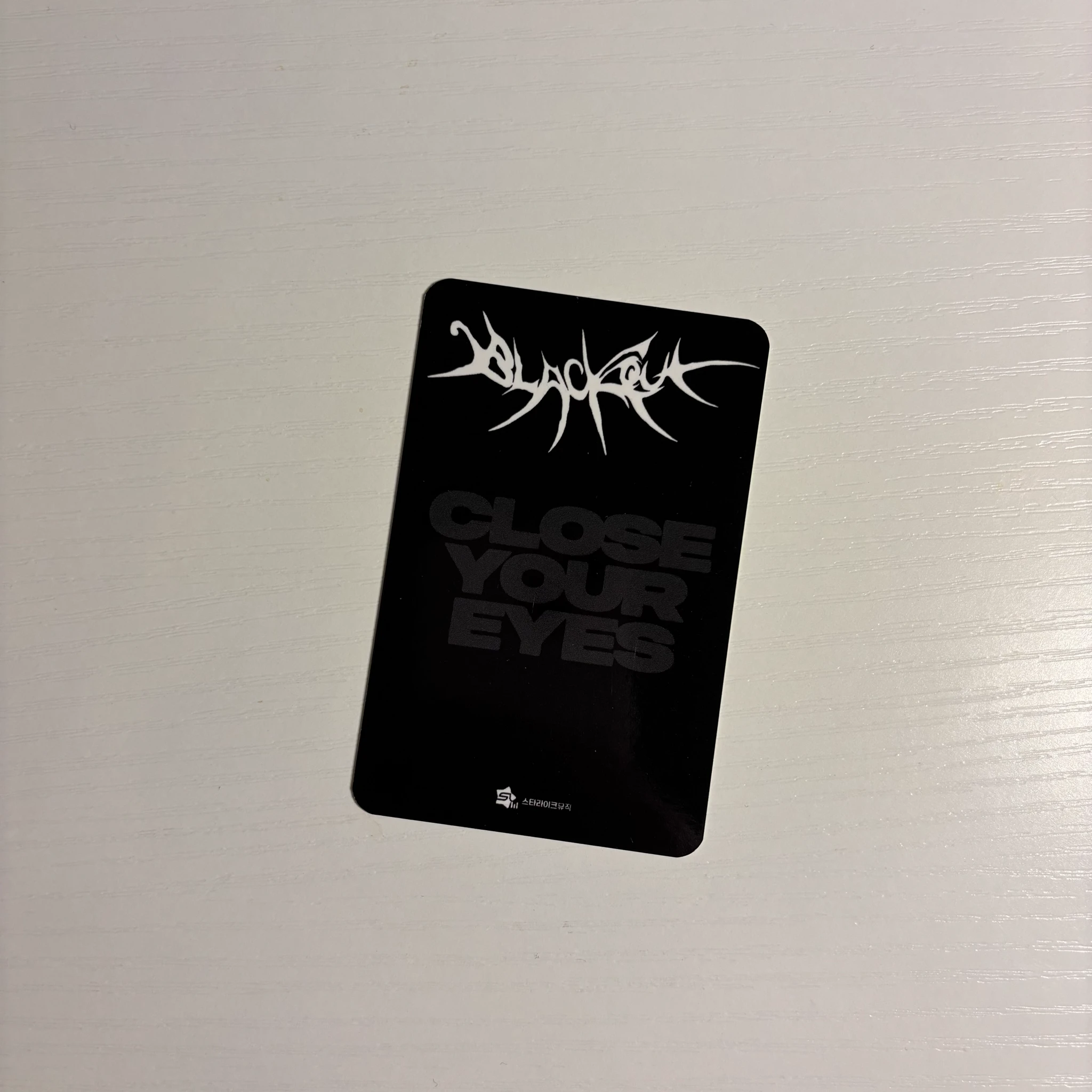 CLOSE YOUR EYES Ma Jingxiang CLOSE YOUR EYES - Ma Jingxiang - blackout Album starlike music lucky draw (LD) listing photo 2