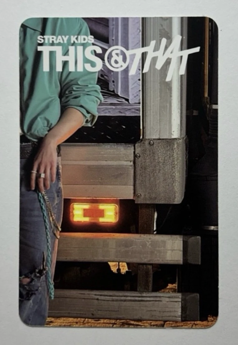 Stray Kids Lee Know Stray Kids - Lee Know - THIS & THAT Album album photocard first press only & version listing photo 2