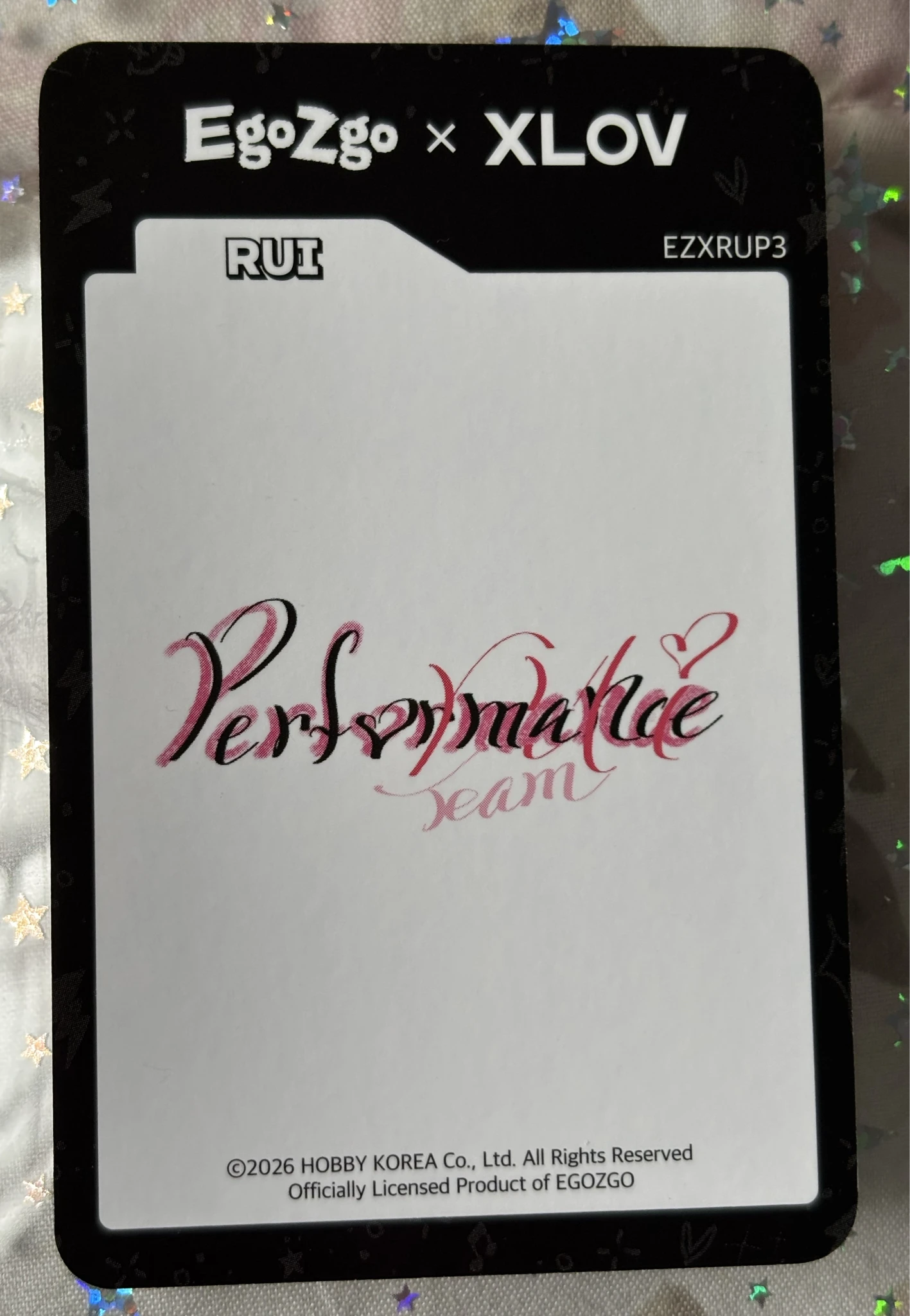 XLOV Rui XLOV - Rui - XLOV x EgoZgo official MD Other trading card listing photo 2