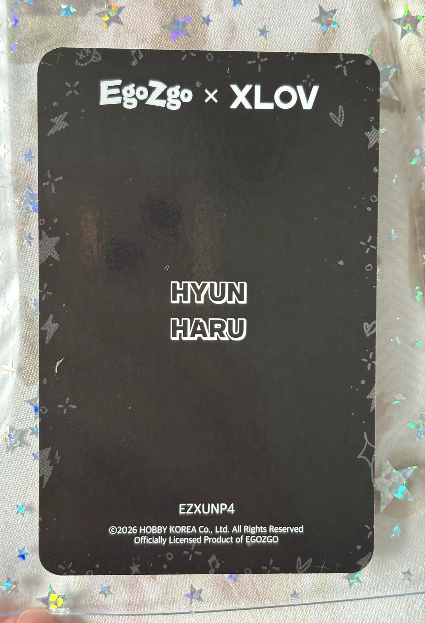 XLOV XLOV - Hyun & Haru - XLOV x EgoZgo official MD Other trading card listing photo 2