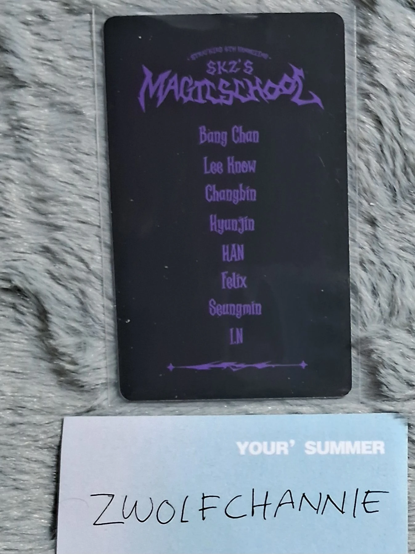 Stray Kids Bang Chan Stray Kids - Bang Chan - 4th Fanmeeting- SKZ's Magic School Event pre-order benefit jyp shop listing photo 2