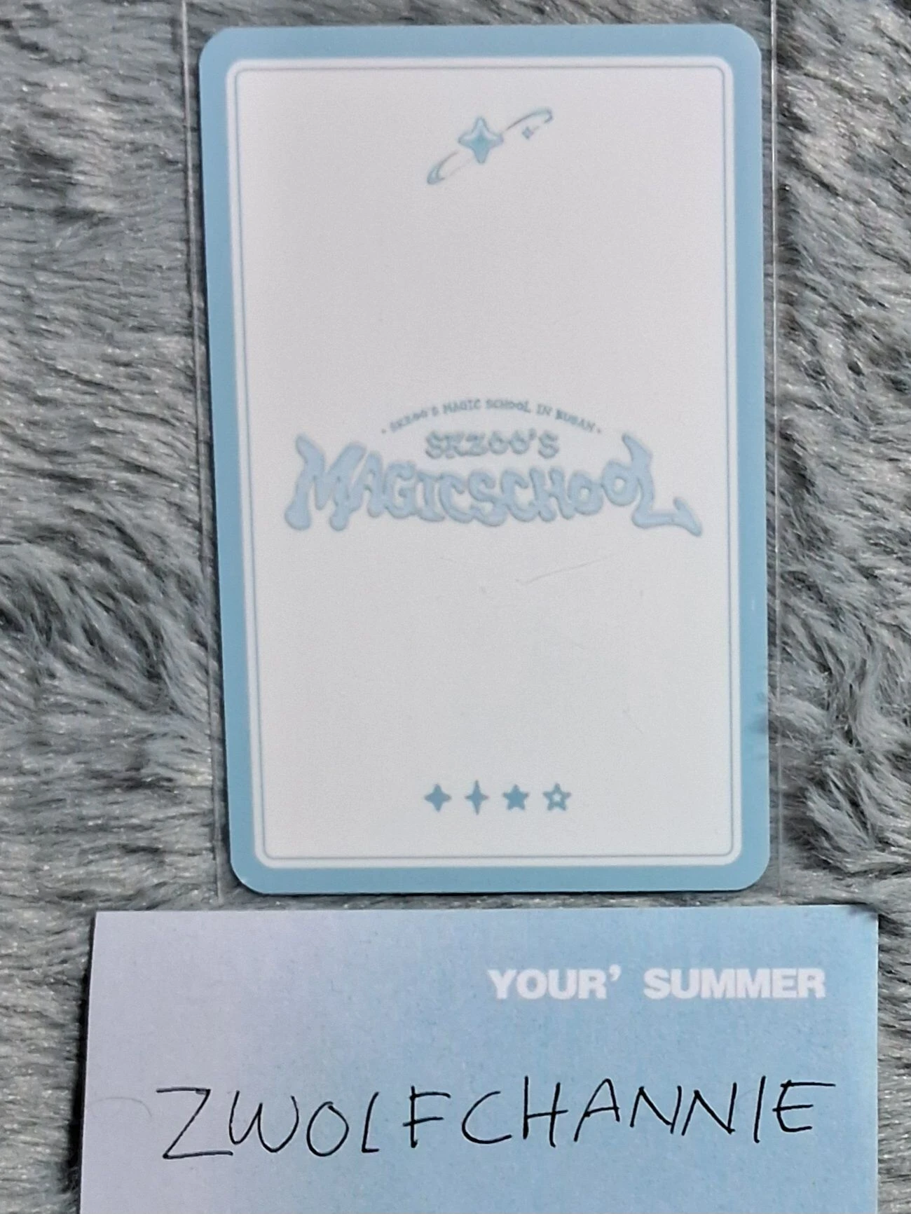 Stray Kids Bang Chan Stray Kids - Bang Chan - 4th Fanmeeting - SKZ's Magic School Event busan version skzoo version merch photocard 10cm carrier listing photo 2